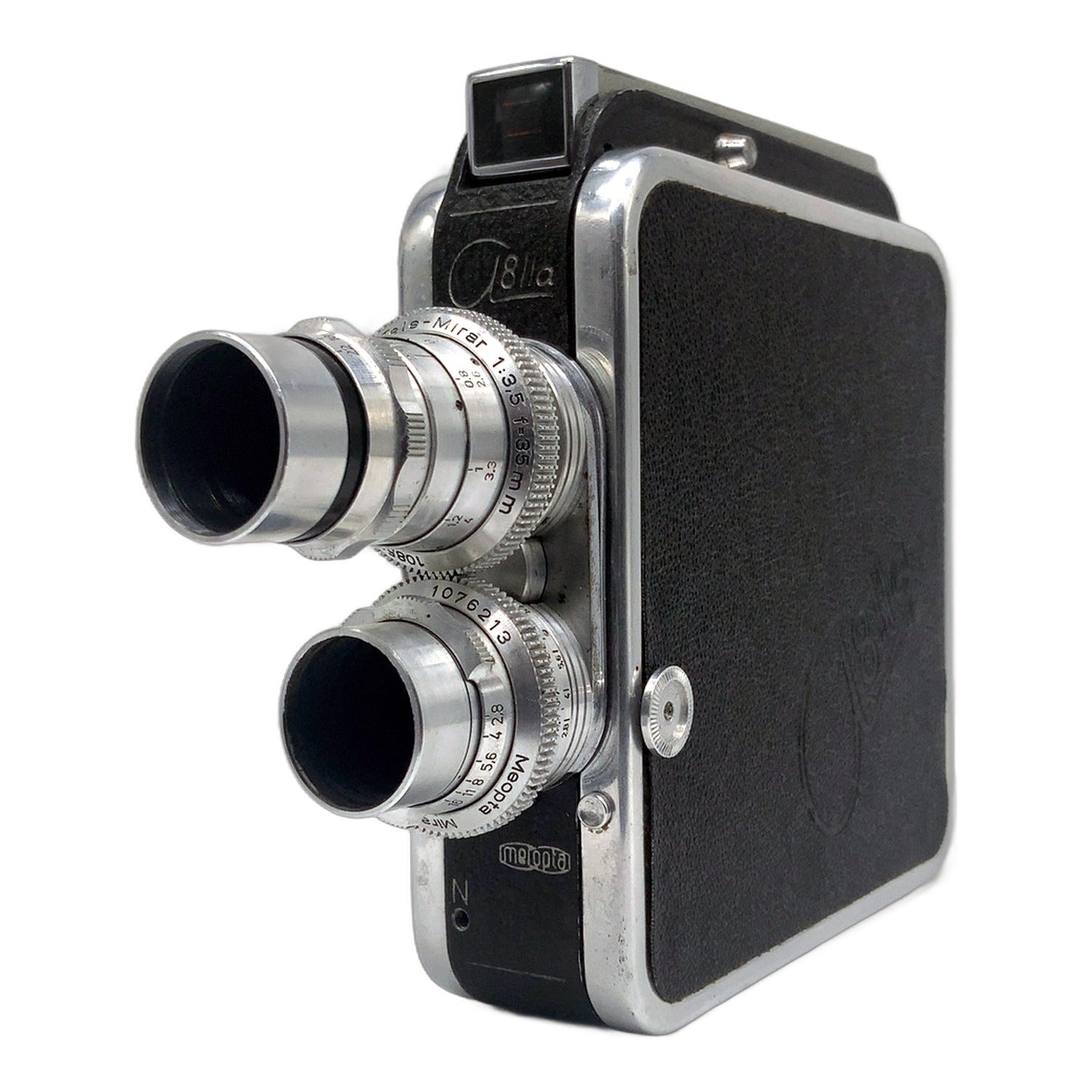 Meopta A8IIA Filmkamera mit Mirar 12.5mm 1:2.8/35mm 1:3.5 Movie Camera
