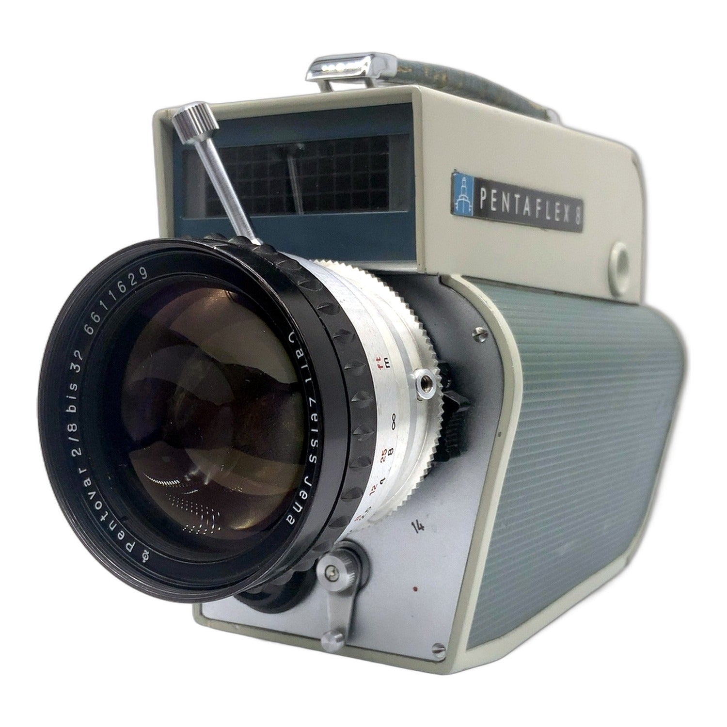 Pentacon Pentaflex 8 Filmkamera mit Carl Zeiss Jena Pentovar 8-32mm 1:2