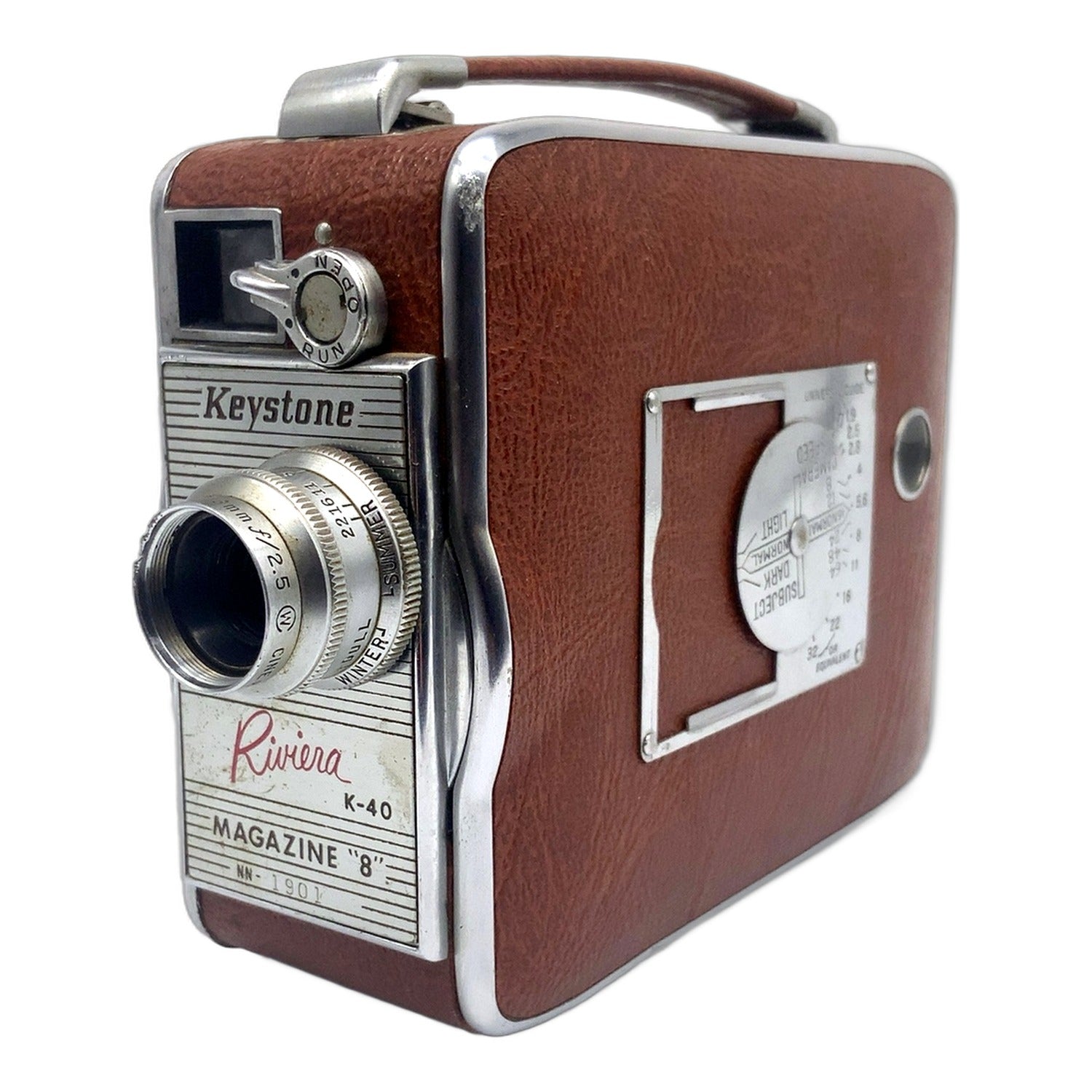 Keystone Rivera K-40 Filmkamera mit Cine Raptar13mm 1:2.5 Movie Camera