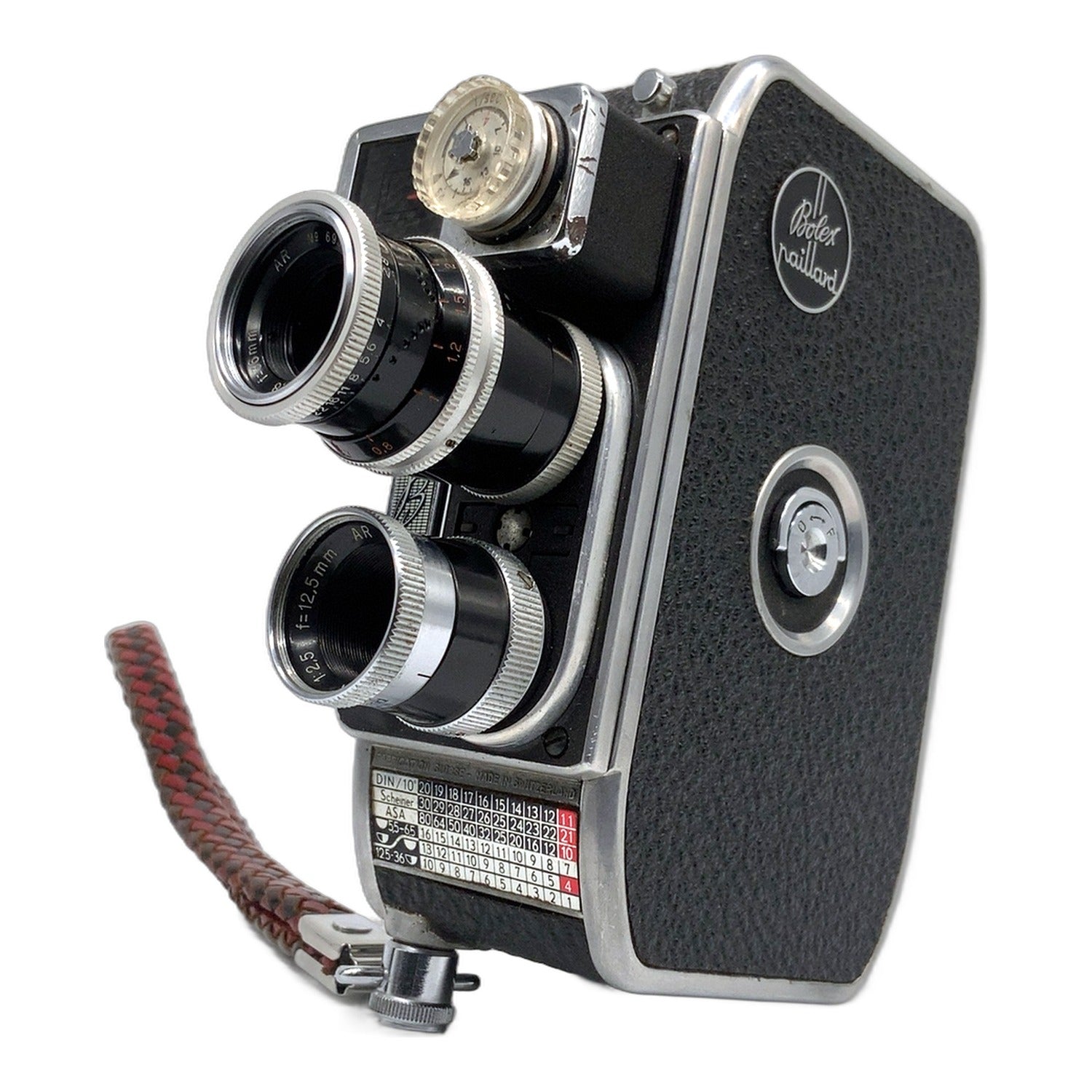 Bolex Paillard B 8L Filmkamera mit Yvar 1:2.8 f=36mm Cine Camera Movie Camera