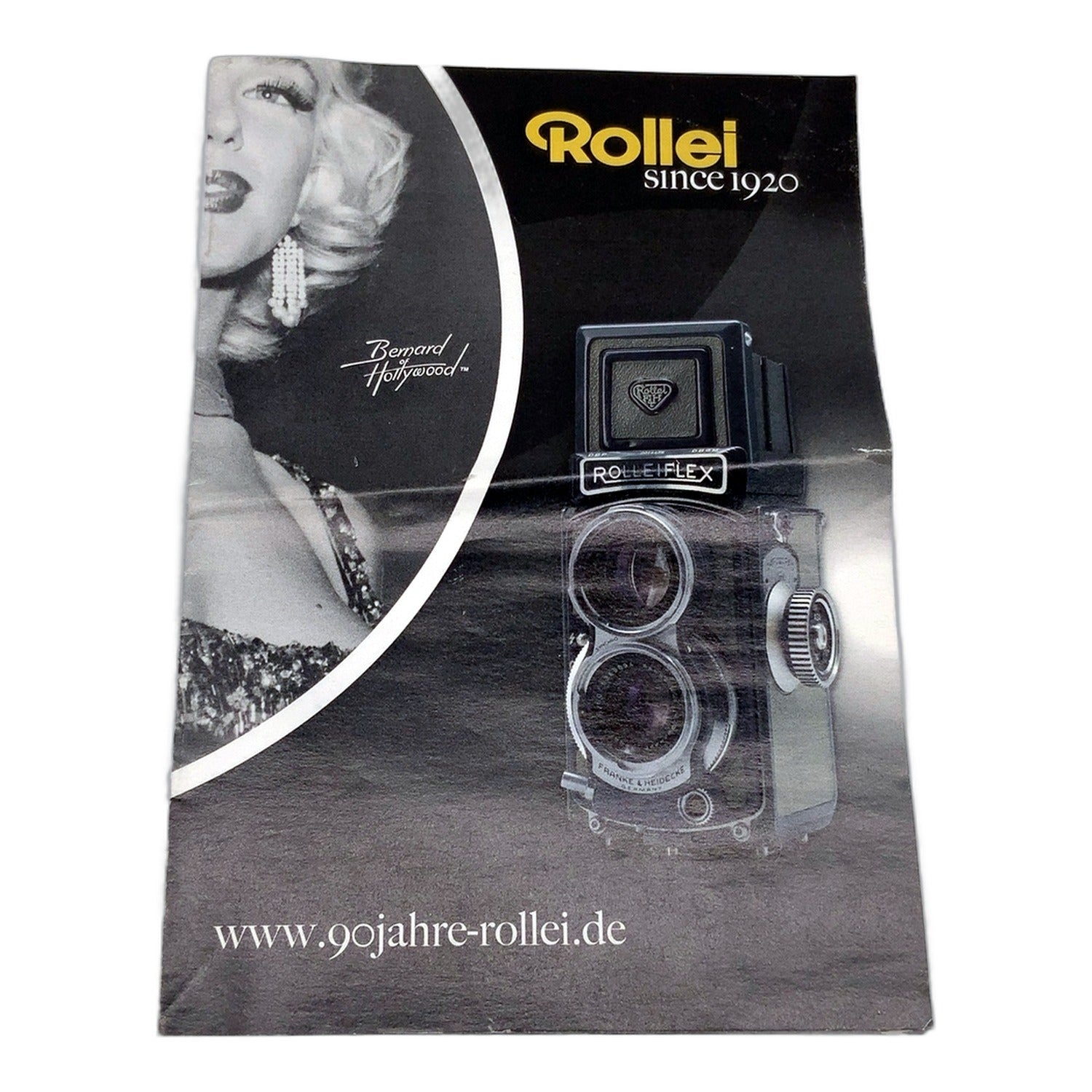 Rollei since 1920 90 Jahre Rollei Broschüre Brochure Prospekt Deutsch