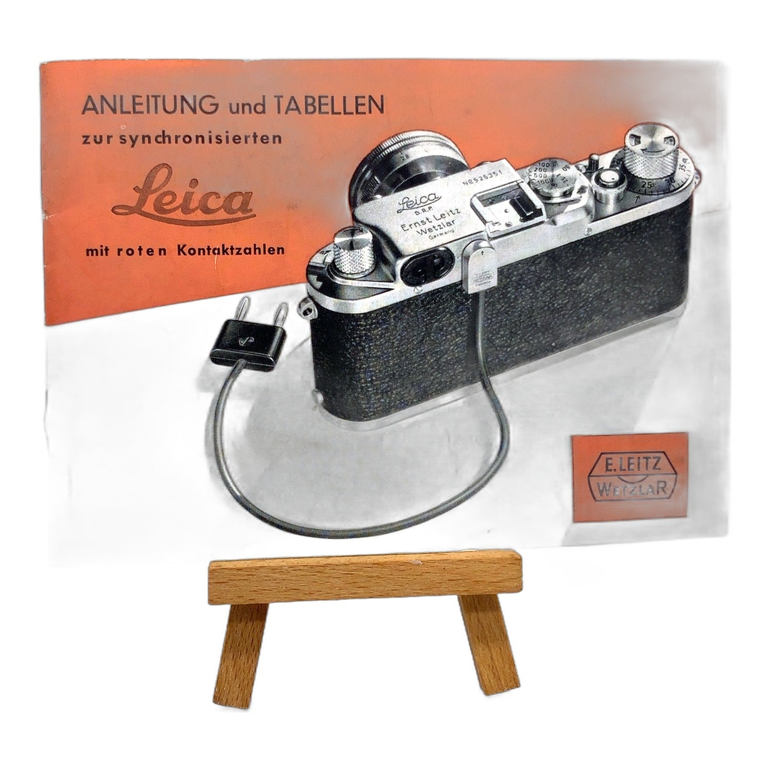 Leica Anleitung und Tabellen zur synchronisierten Leica mit roten Kontaktzahlen