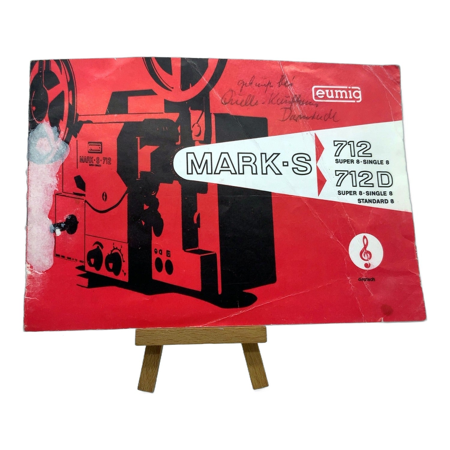 Eumig Mark-S 712 / 712D Super 8 Projektor Bedienungsanleitung Handbuch Deutsch