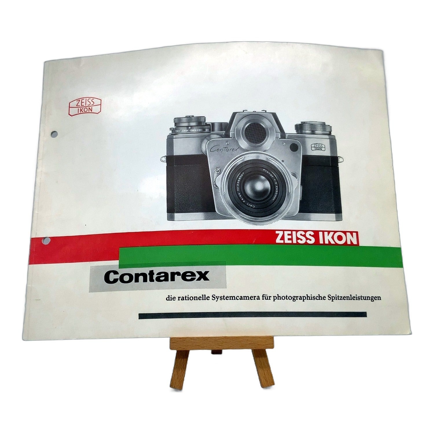 Zeiss Ikon Contarex die rationale Systemkamera Broschüre Prospekt Deutsch