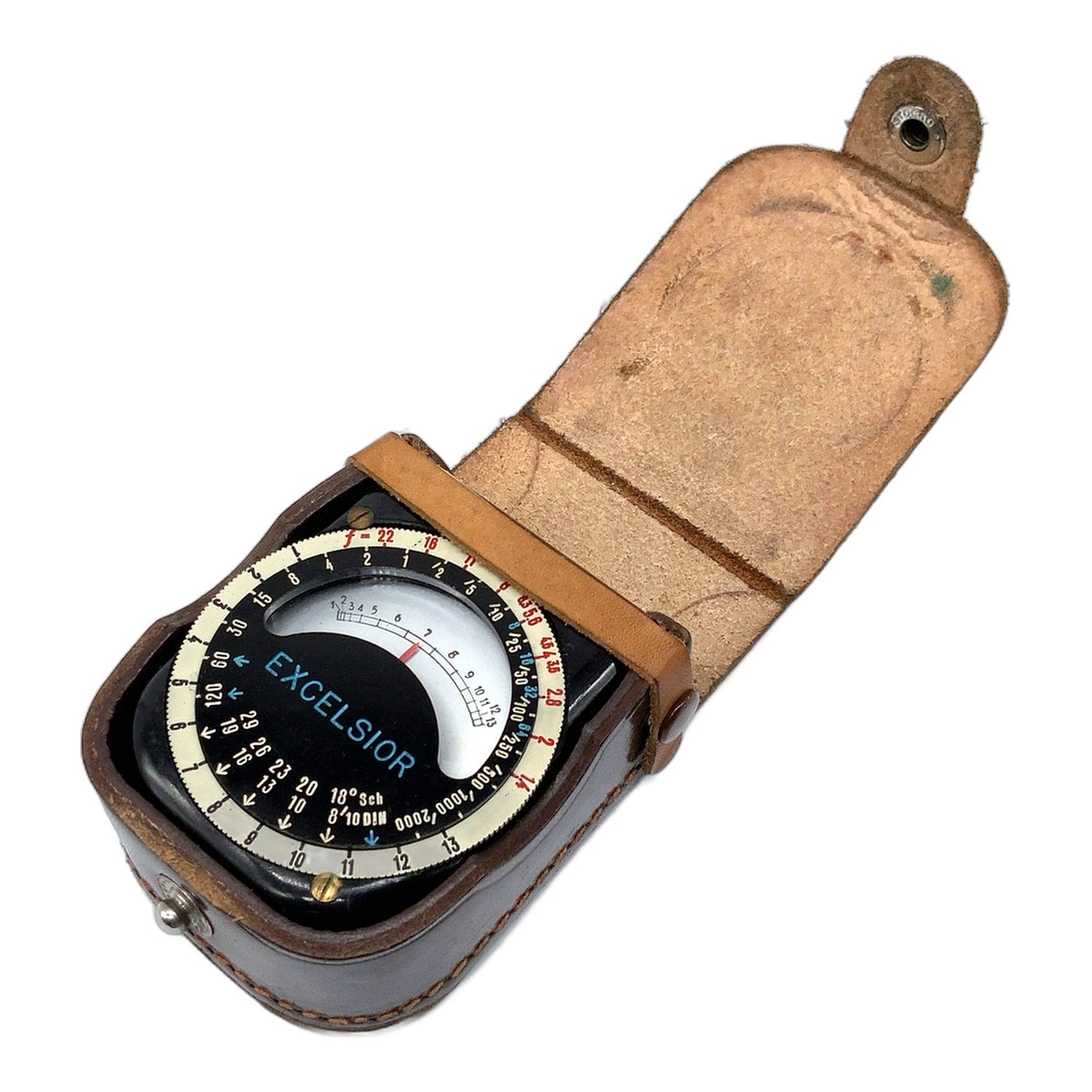 Excelsior Belichtungsmesser mit Tasche Light Meter Lichtmesser Lichtmeter