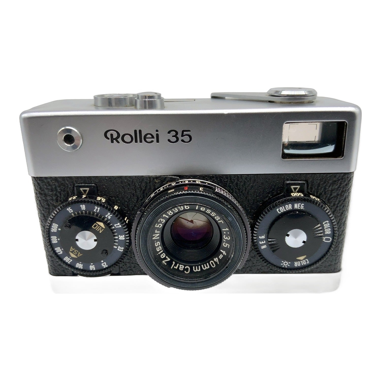 Rollei 35 Sucherkamera mit Carl Zeiss Tessar 40mm 1:3.5 Viewfinder Camera