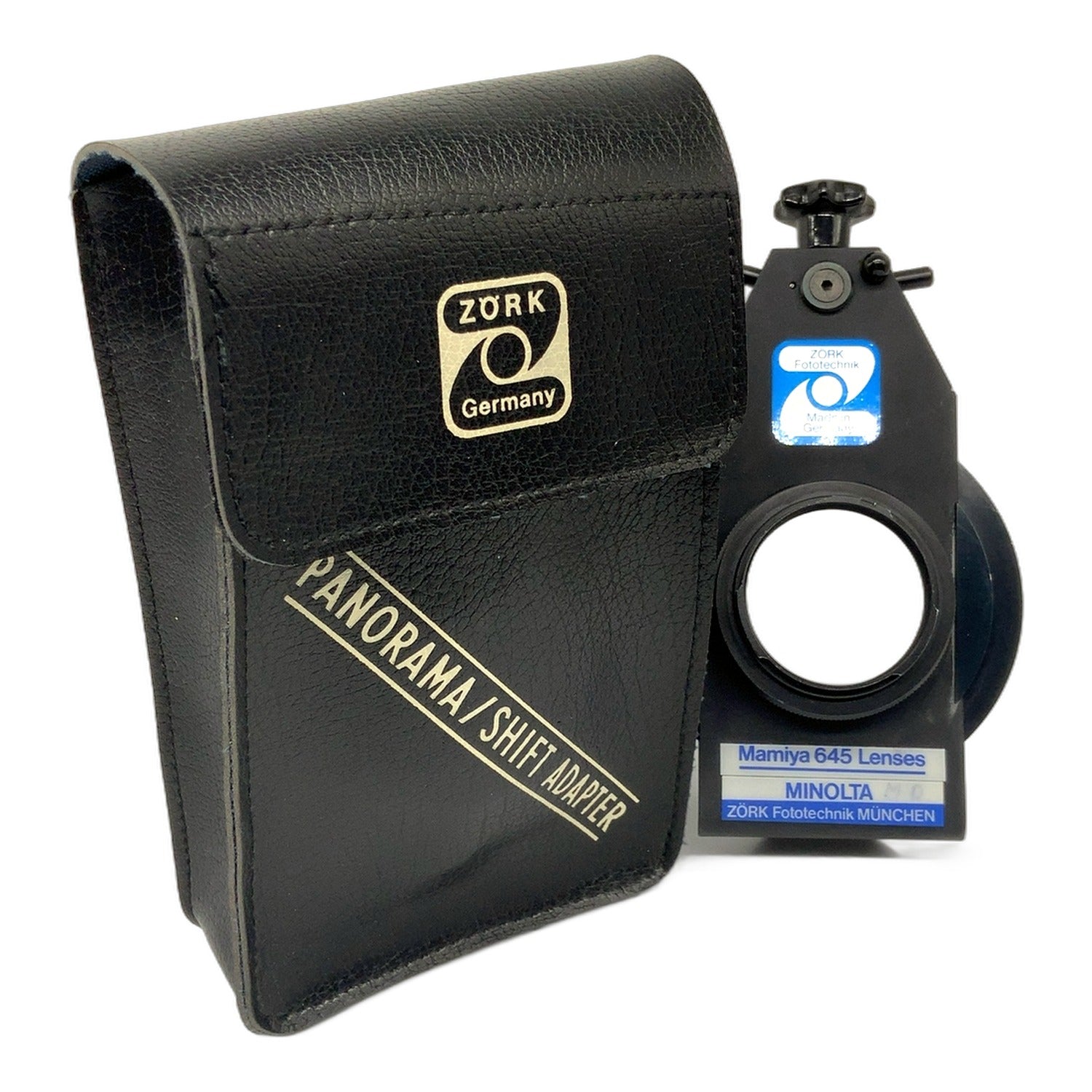 Zörk Panorama-Schift Adapter Objektivadapter mit Tasche (Mamiya 645→Minolta MD)