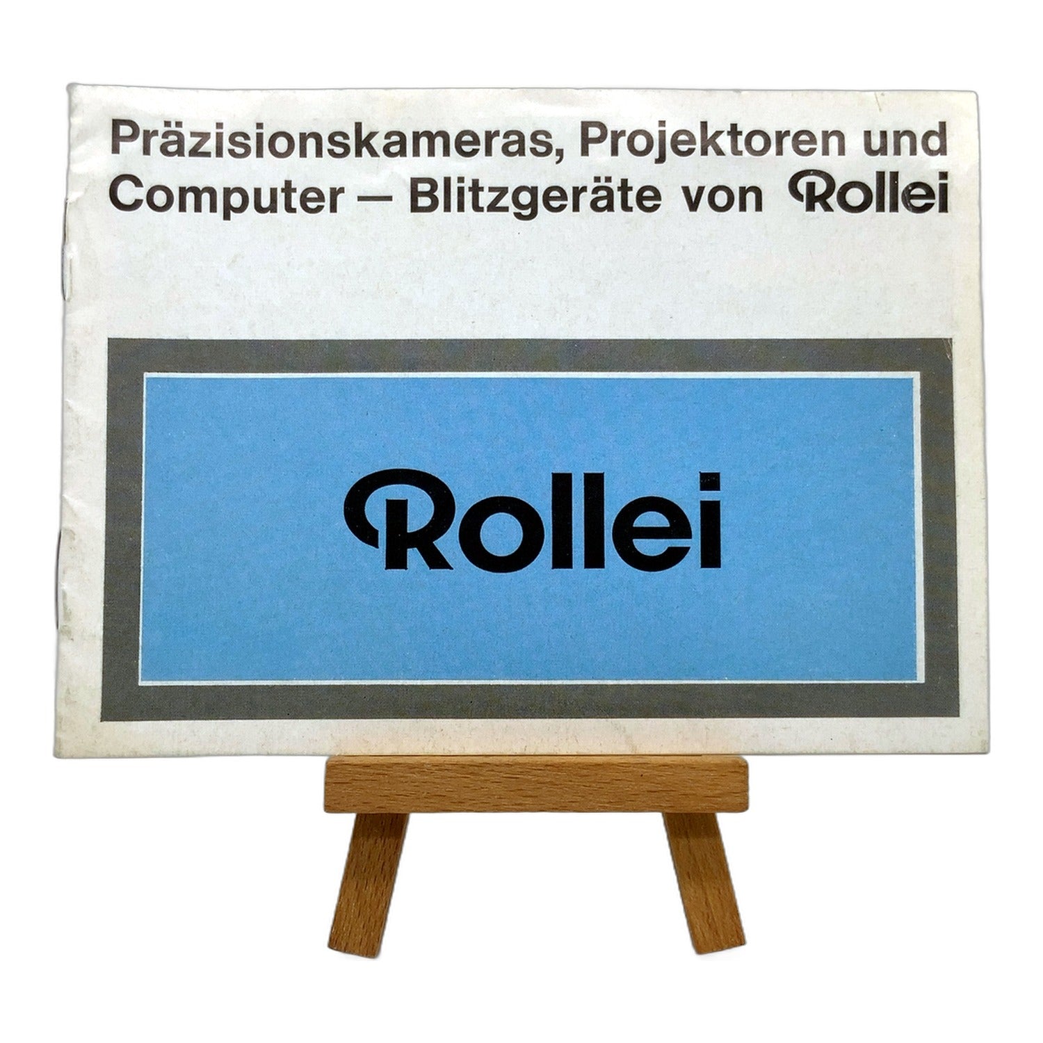 Präzisionskameras, Projektoren und Computer - Blitzgeräte von Rollei Infoheft DE