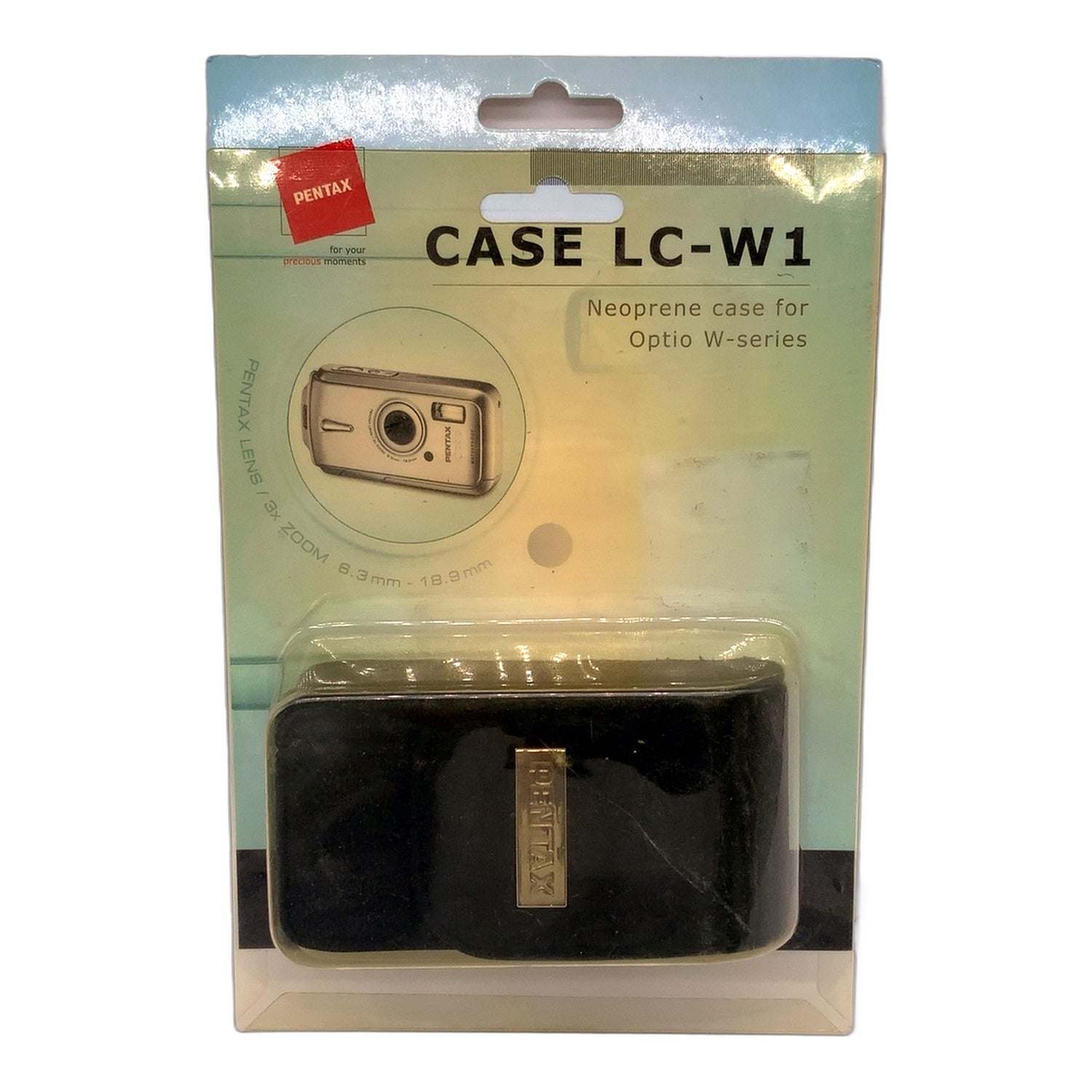 Pentax Case LC-W1 Optio W-series Neoprene case Tasche Schwarz Kameratasche