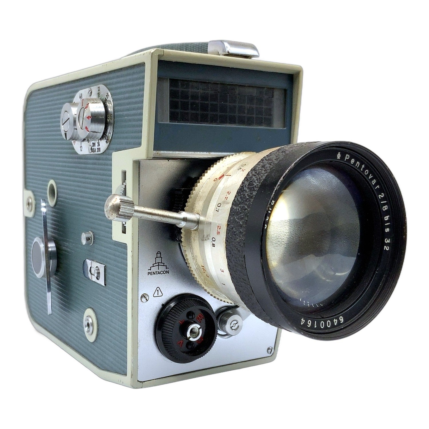 Pentacon Pentaflex 8 Filmkamera mit Carl Zeiss Jena Pentovar 8-32mm 1:2
