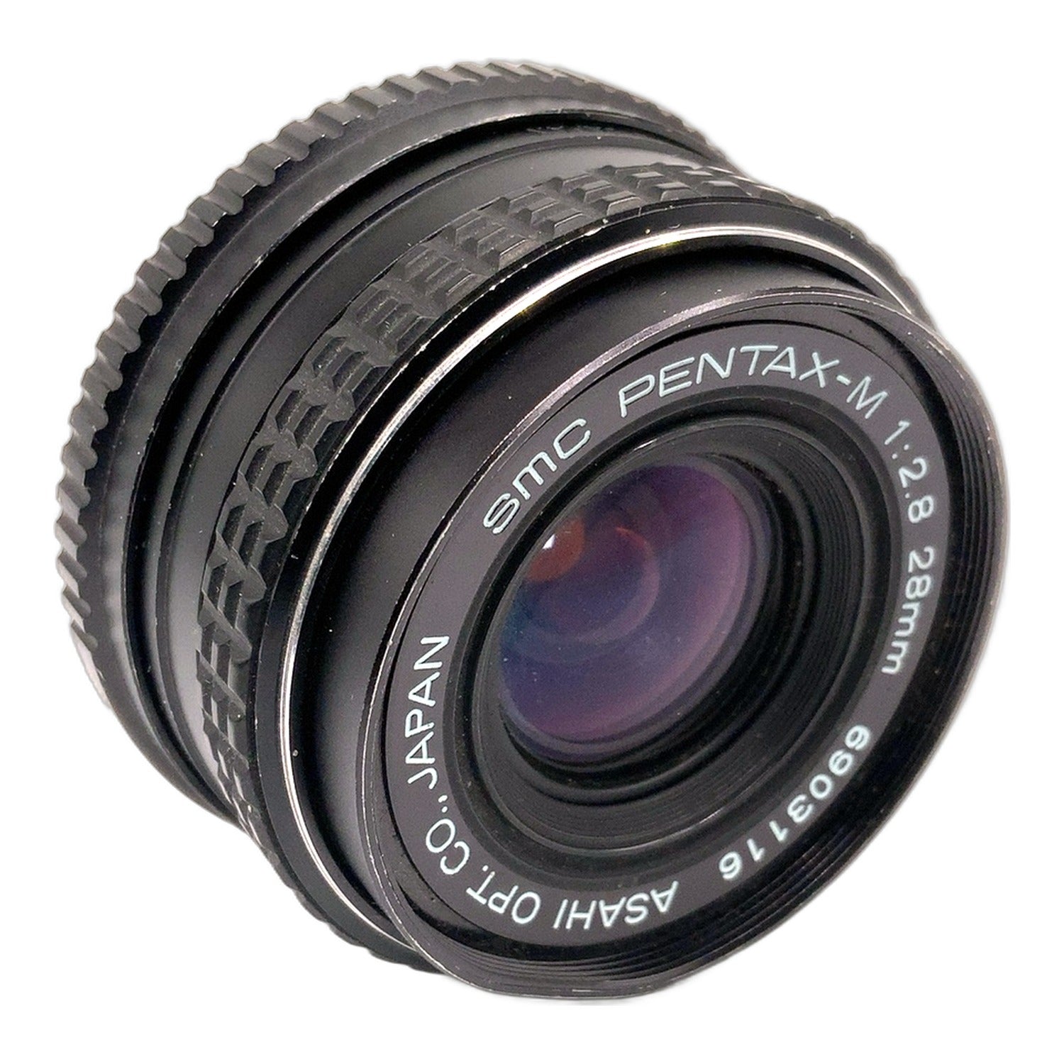 Pentax SMC-Pentax-M 28mm 1:2.8 Objektiv Festbrennweite (Pentax K) Text lesen!