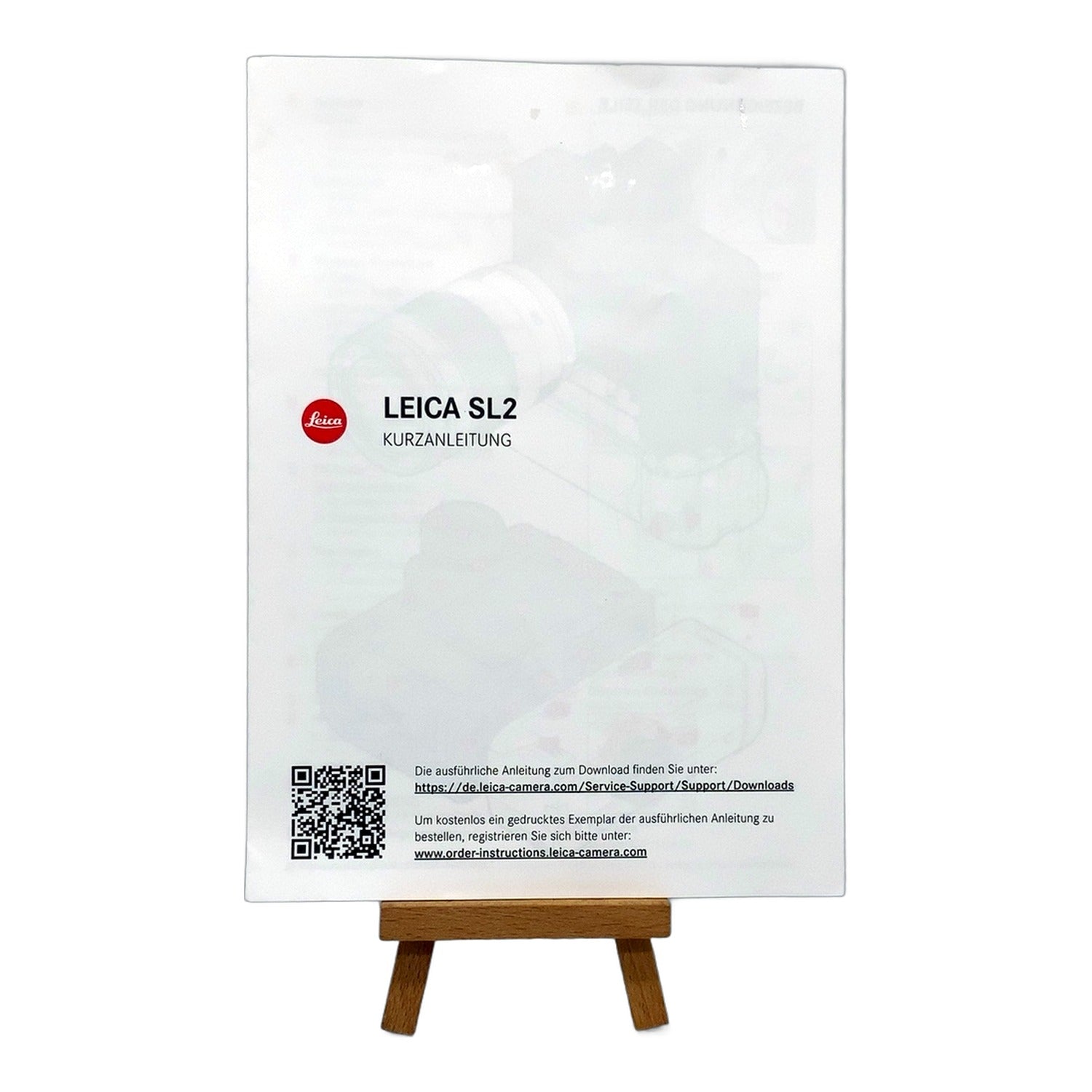 Leica SL2 Kurzanleitung Bedienungsanleitung User Manual Handbuch Deutsch