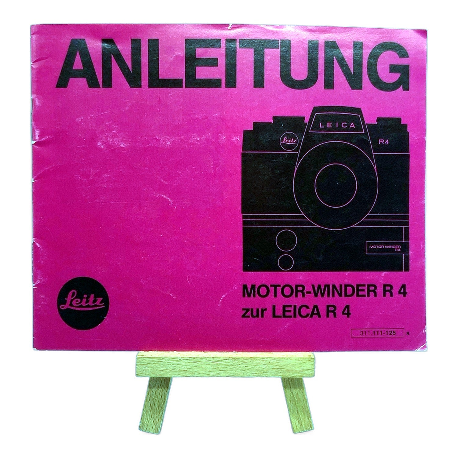 Leica Motor Winder R4 zur Leica R4 (311.111-125a) Bedienungsanleitung Deutsch