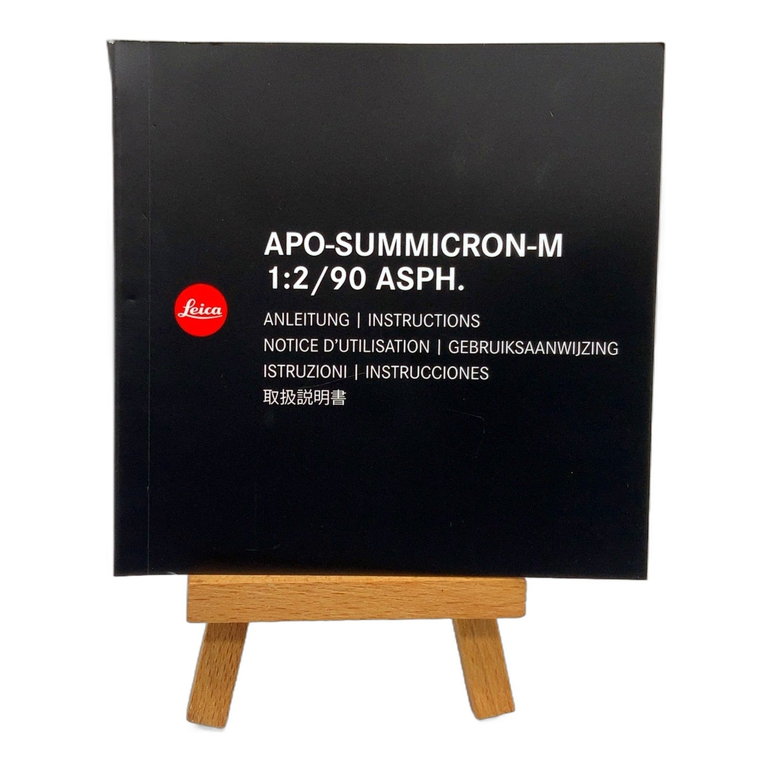 Leica APO-Summicron-M 1:2 / 90 ASPH Bedienungsanleitung Handbuch Deutsch