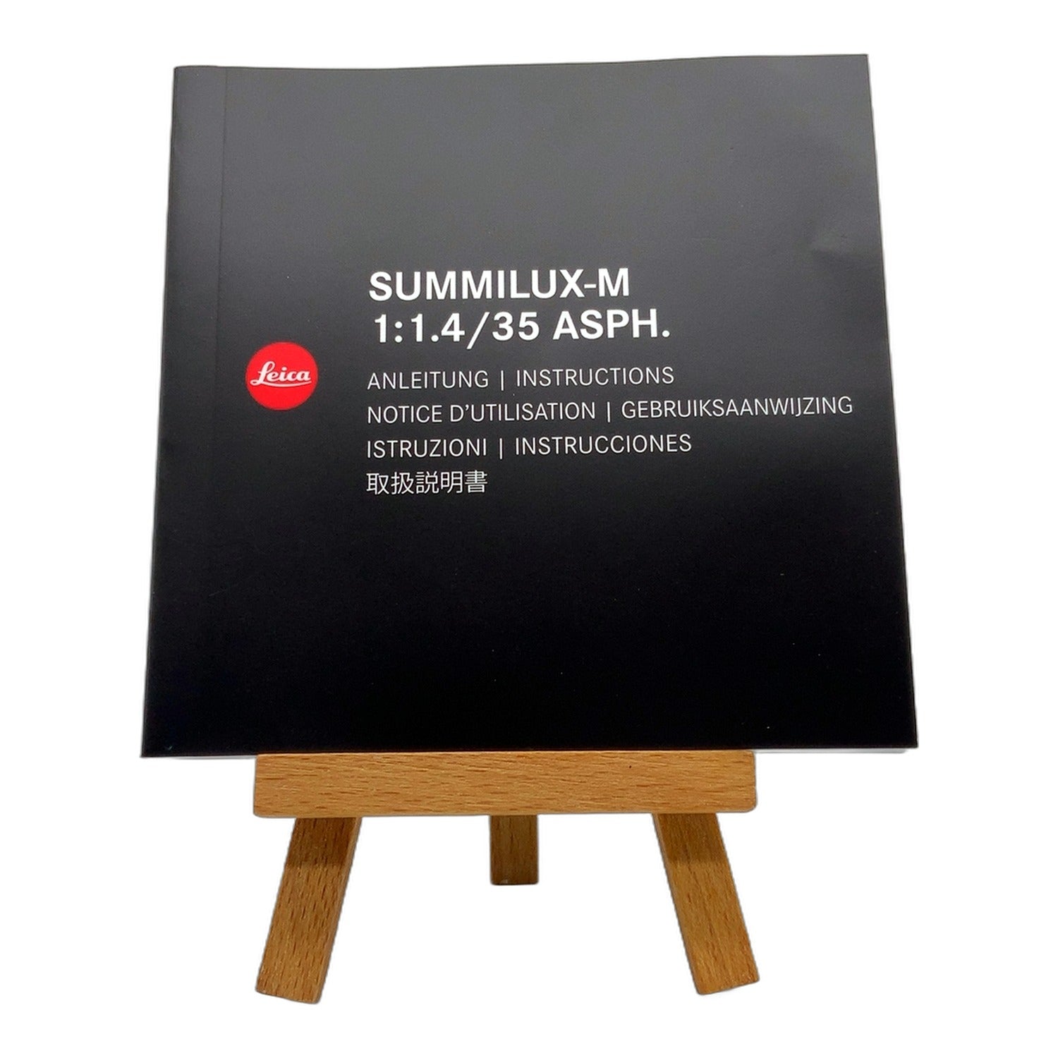 Leica Summilux-M 1:1.4 / 35 ASPH Bedienungsanleitung Handbuch Deutsch