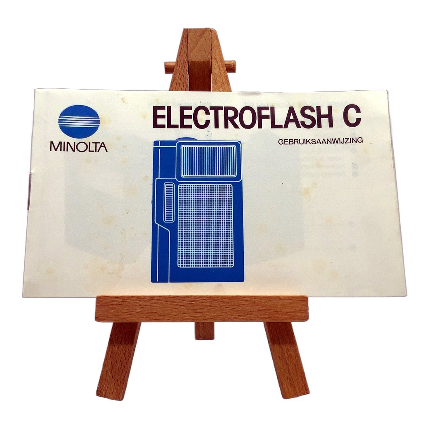 Minolta Electroflash C Bedienungsanleitung User Manual Handbuch Niederländisch