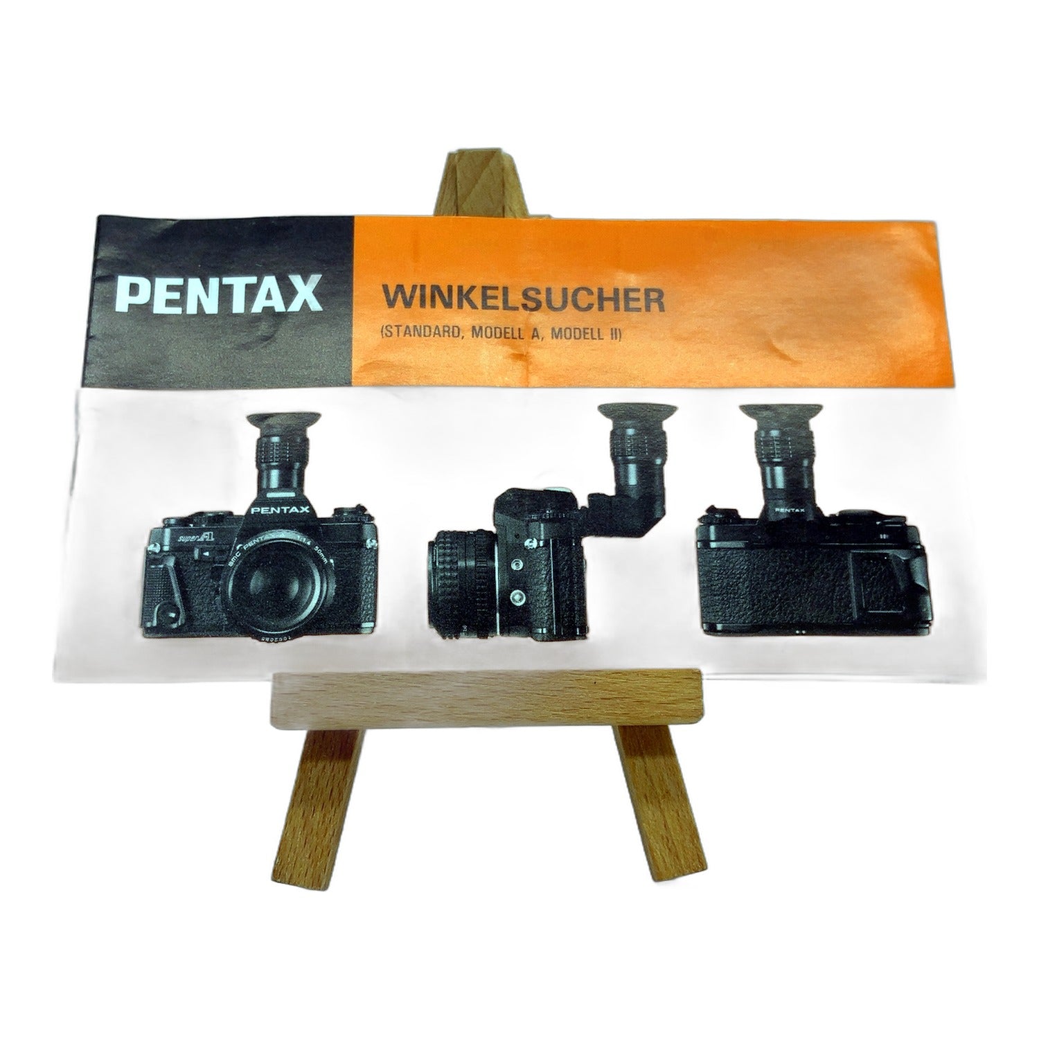 Pentax Winkelsucher Bedienungsanleitung User Manual Handbuch Deutsch