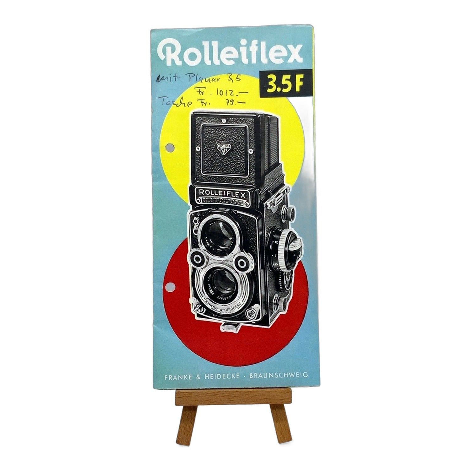 Rolleiflex 3.5F Broschüre Brochure Prospekt Deutsch
