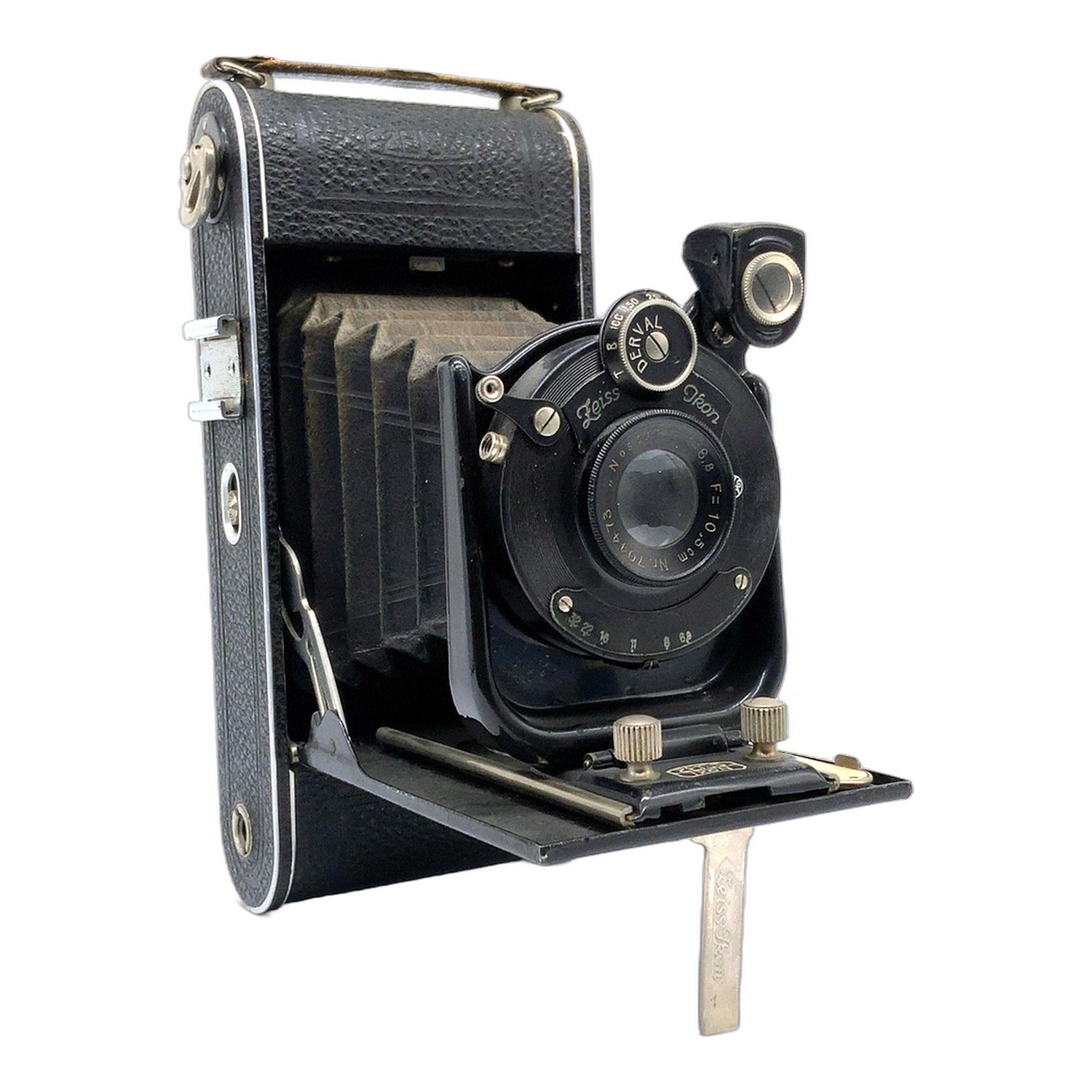 Zeiss Ikon Cocarette 0 Klappkamera mit Nostar 10,5cm 1:6.8 Balgenkamera