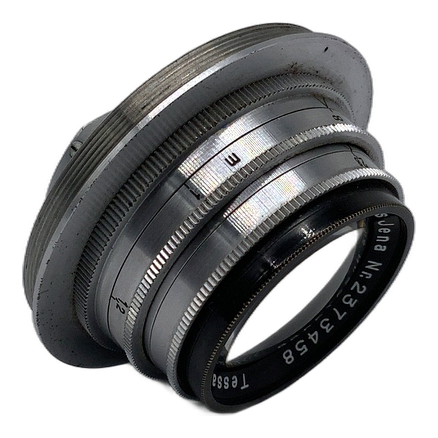 Carl Zeiss Jena Tessar 80mm 1:2.8 Objektiv manuell Festbrennweite (M55)