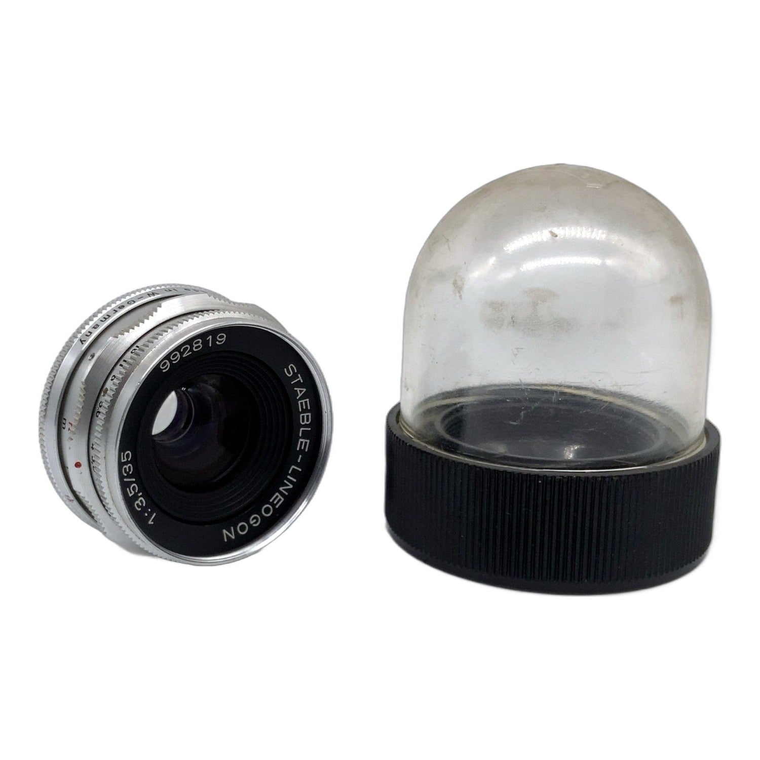 Staeble Lineogon 35mm 1:3.5 Objektiv mit Case manuell Festbrennweite (M39)