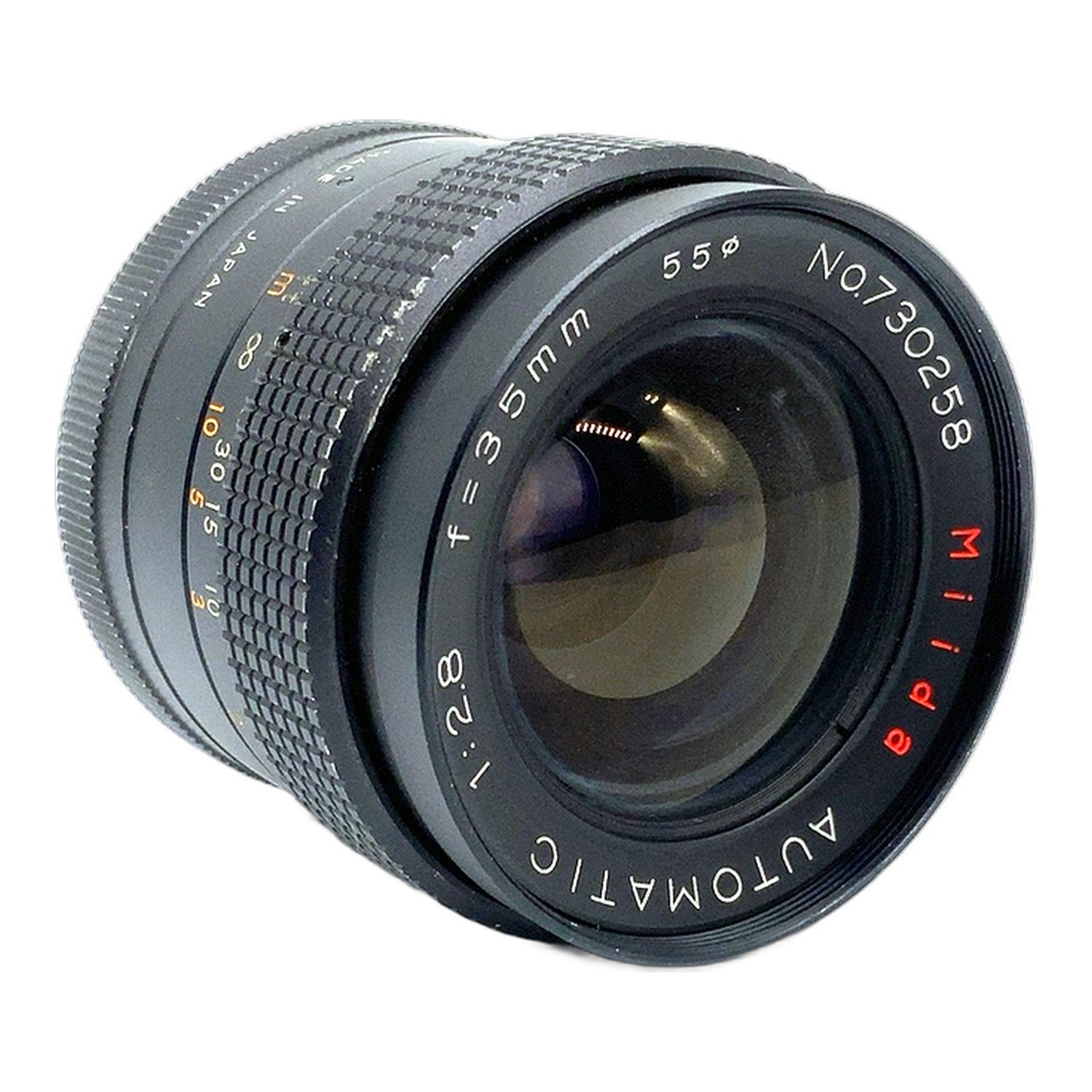 Miida Automatic 35mm 1:2.8 Objektiv manuell Festbrennweite (Nikon F) Text lesen!