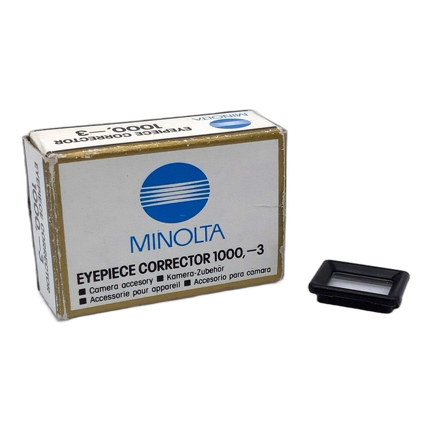 Minolta Eyepiece Corrector 1000 (+3) Dioptrienlinse Maxxum Dynax 7000 9000 etc.