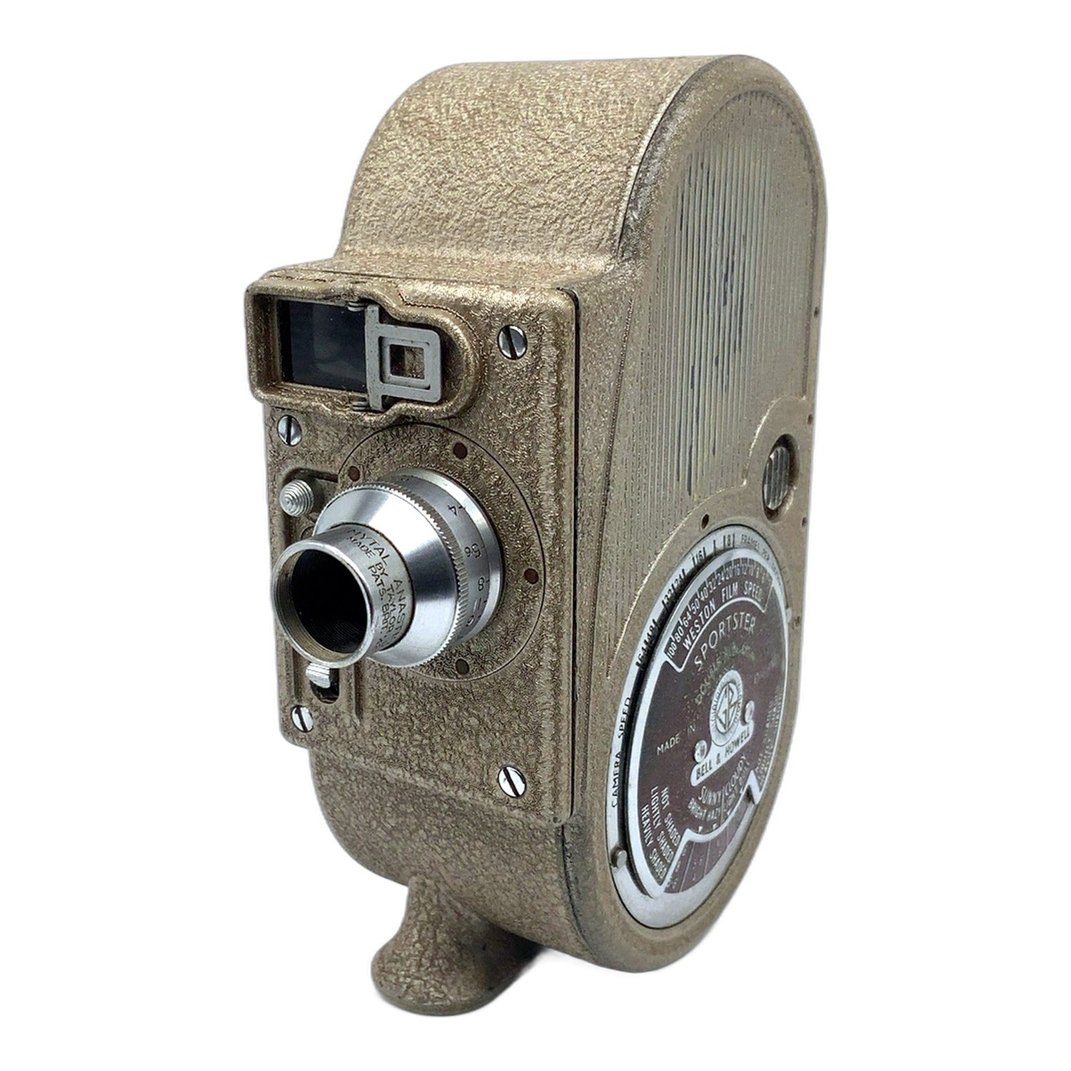 Bell & Howell Sportster Filmkamera mit Mytal Anastigmat 0.5 in. 1:2.5