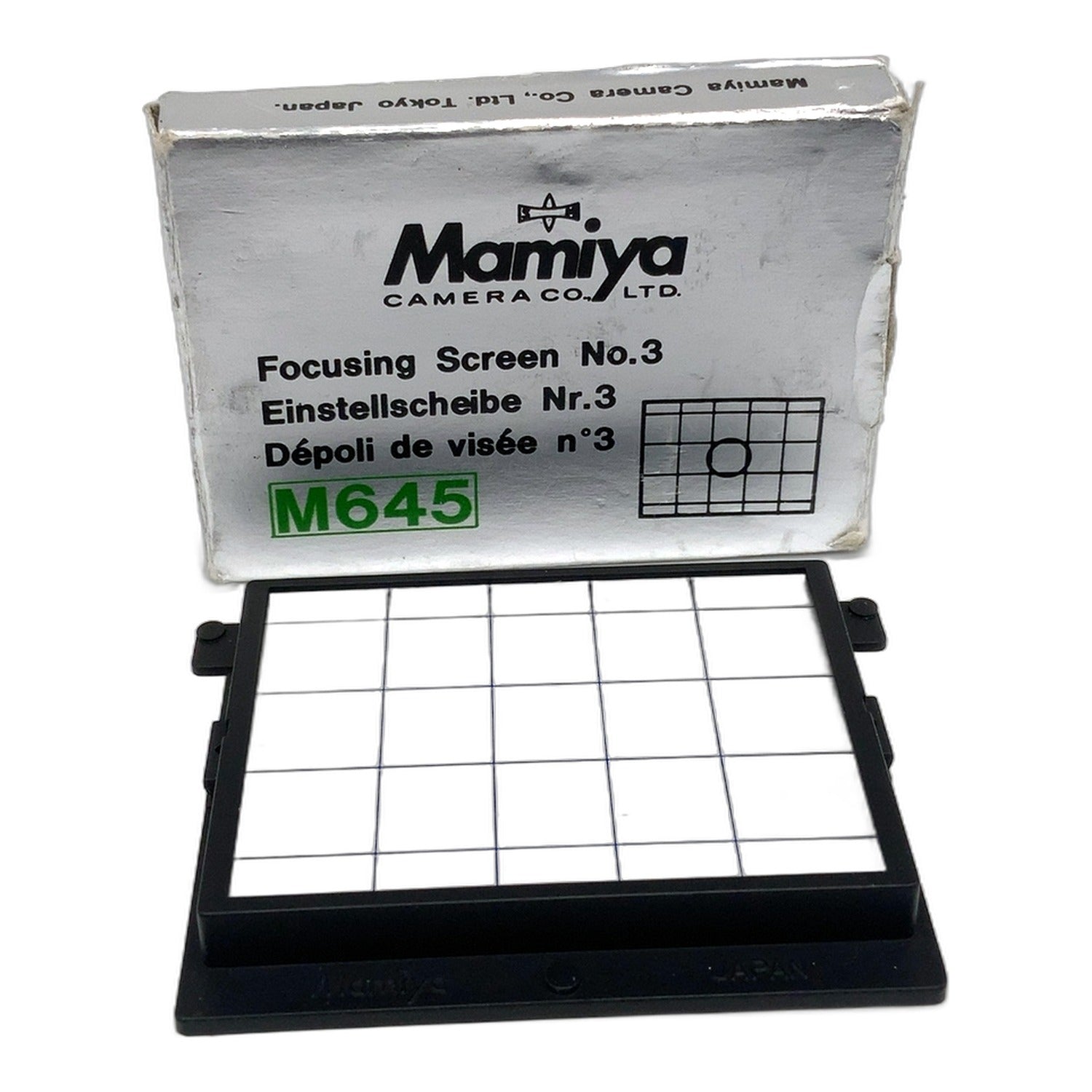 Mamiya Focusing Screen No. 3 M645 Mattscheibe in OVP Fotozubehör Kamerazubehör