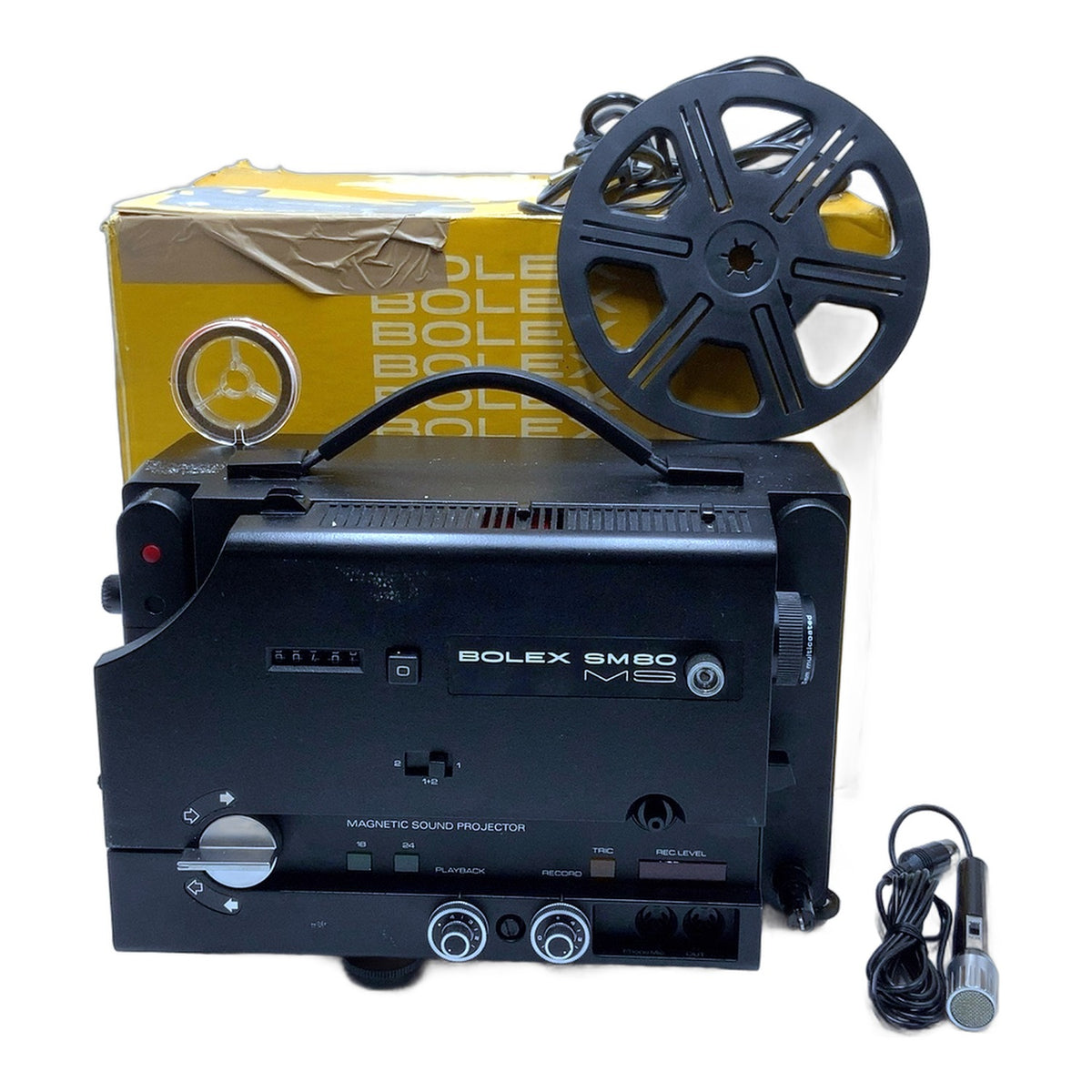 Bolex SM 80 MS Magnetic Sound Filmprojektor in OVP + Anleitung Kamerazubehör