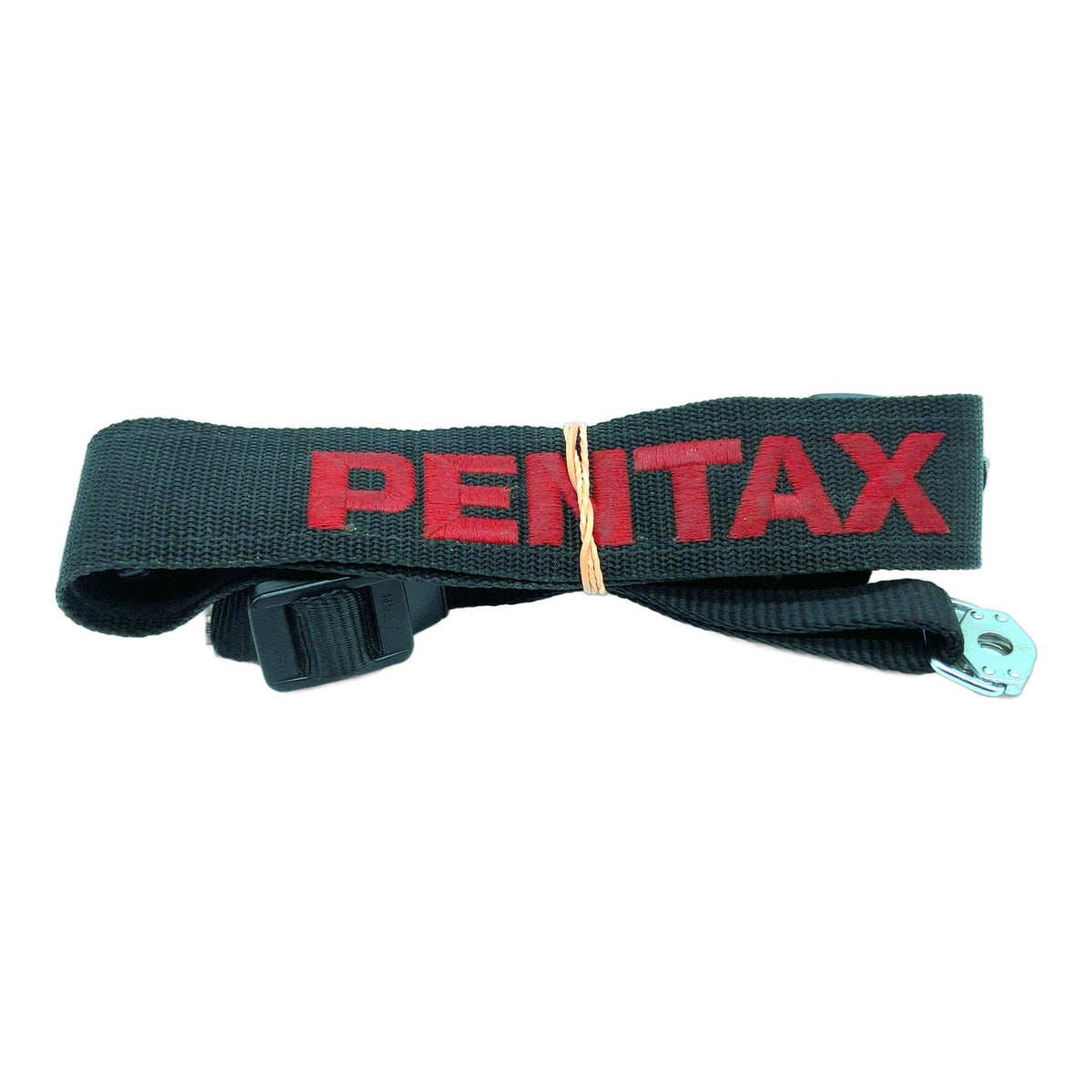 Pentax 6x7 Gurt schwarz/rot 67 ca. 32mm breit Neck Strap Tragegurt Kameragurt