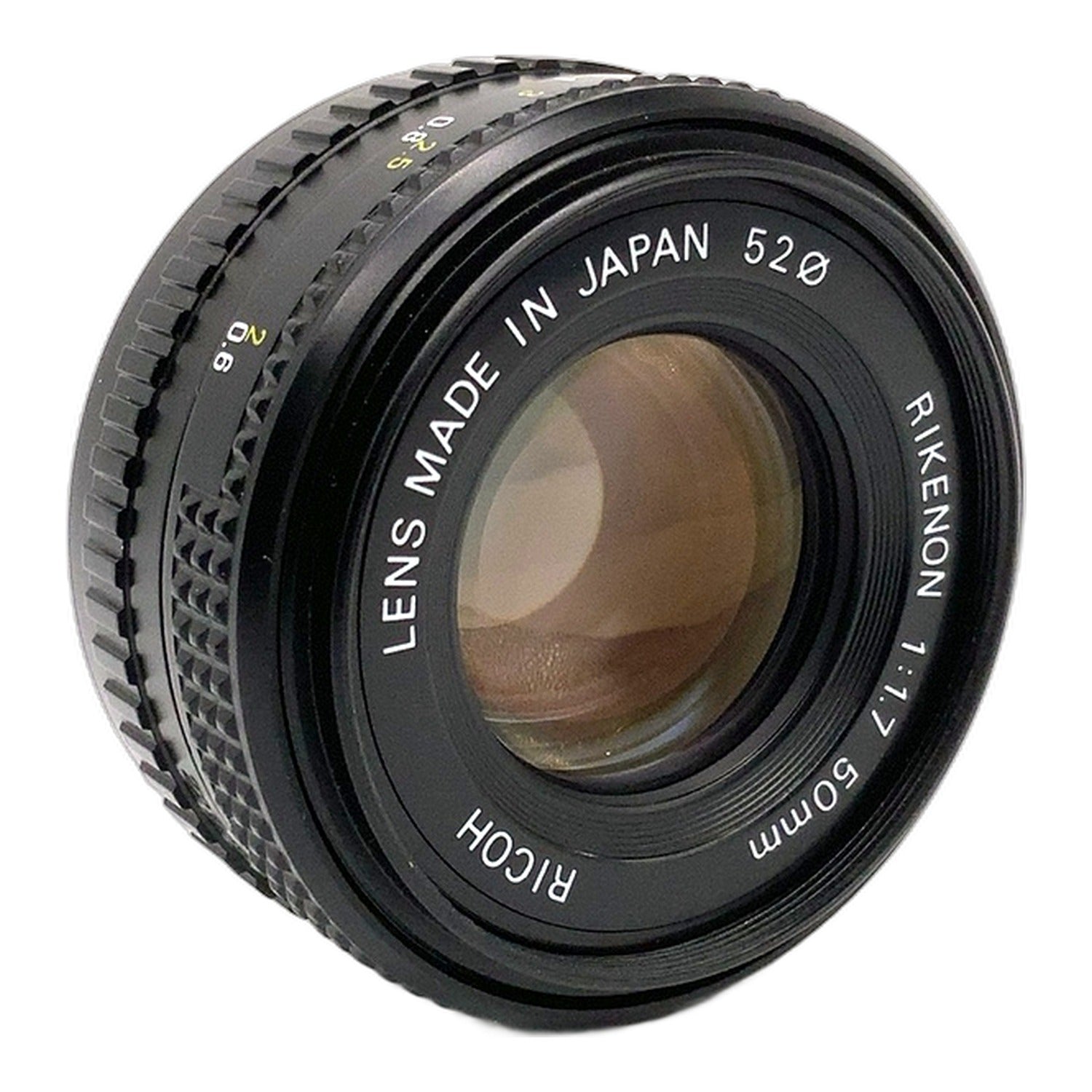 Ricoh Rikenon 50mm 1:1.7 Objektiv Manual Focus manuell Festbrennweite (Pentax K)