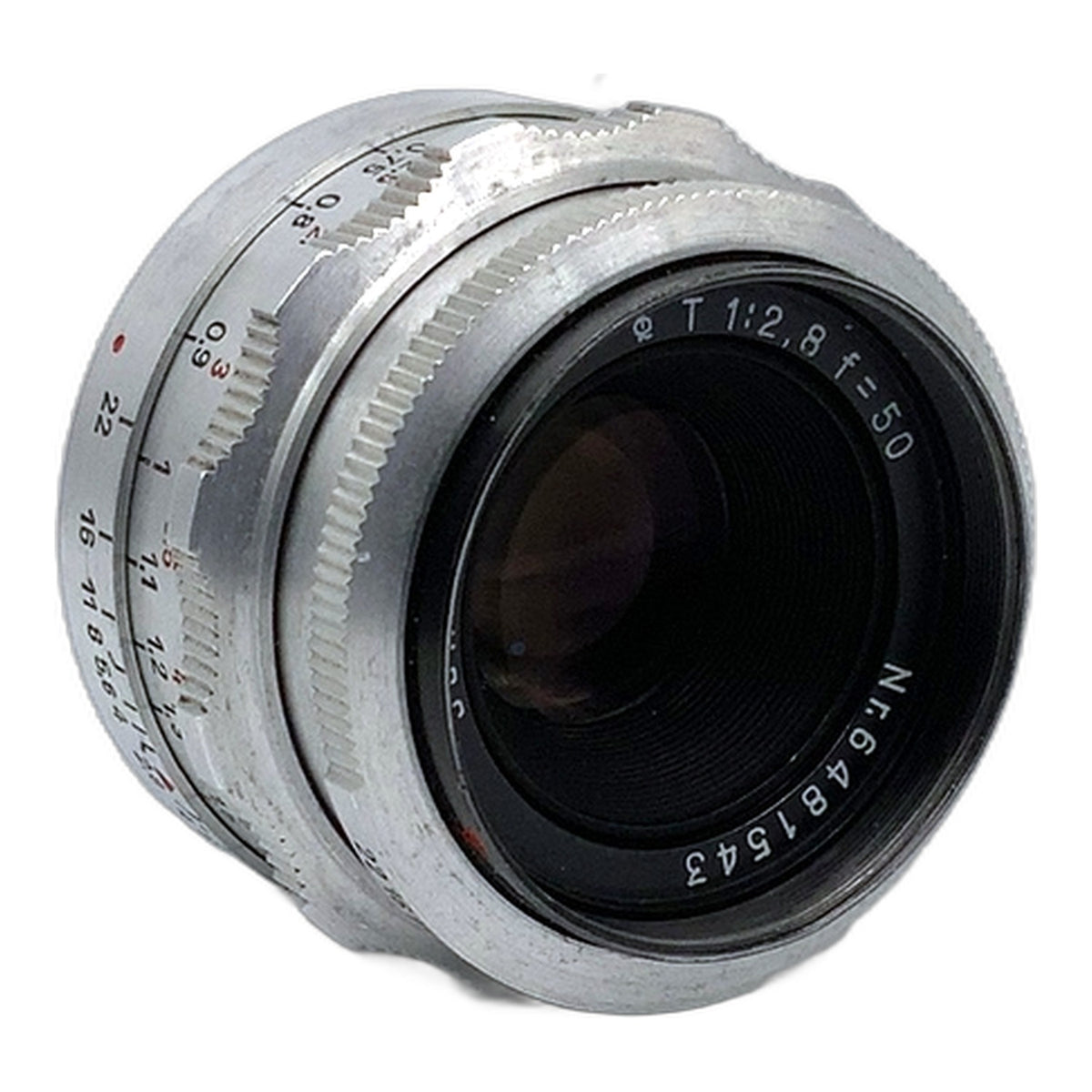 Carl Zeiss "aus Jena" Q1 compact Tessar 50mm 1:2.8 Objektiv Festbrennweite (EXA)