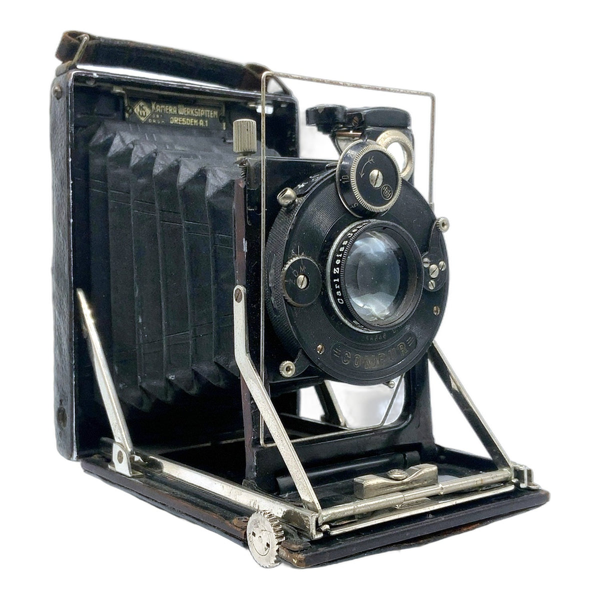 KW Patent Etui Klappkamera Compur Folding Camera Analogkamera