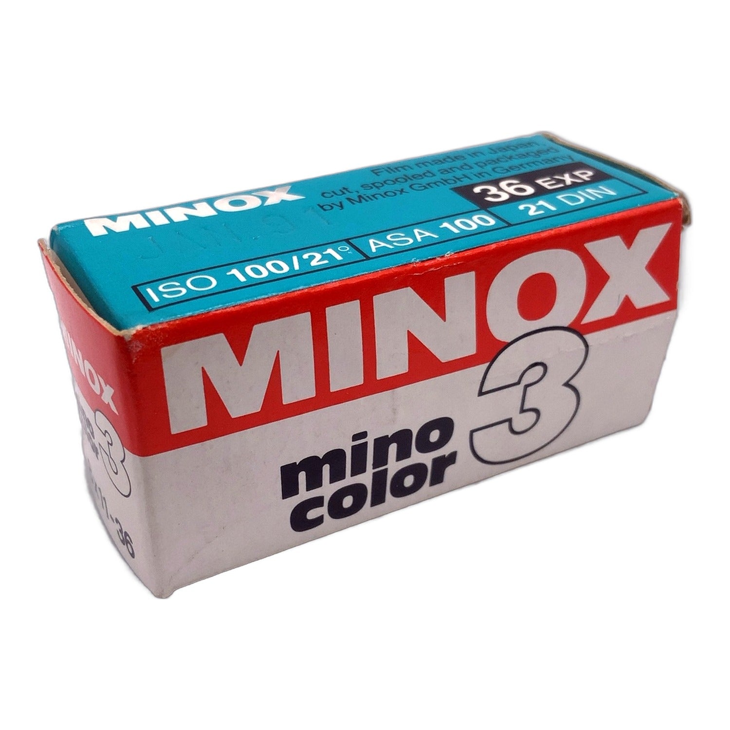Minox Mino Color 3 Filmkassette Color-Negativfilm MHD 01/1991 (36 Exp)
