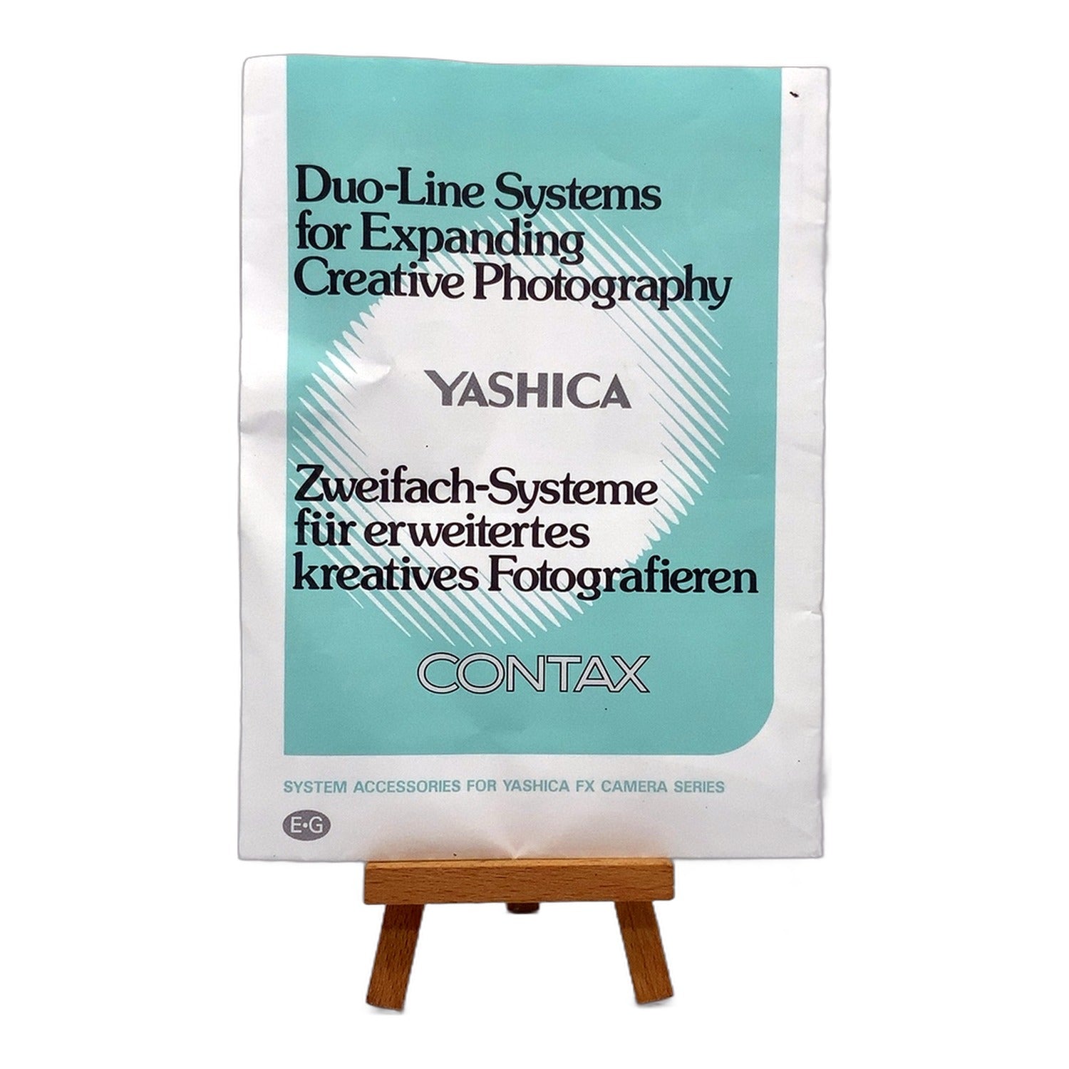 Yashica / Contax Zweifach-Systeme Infoheft Booklet Informationsheft Deutsch