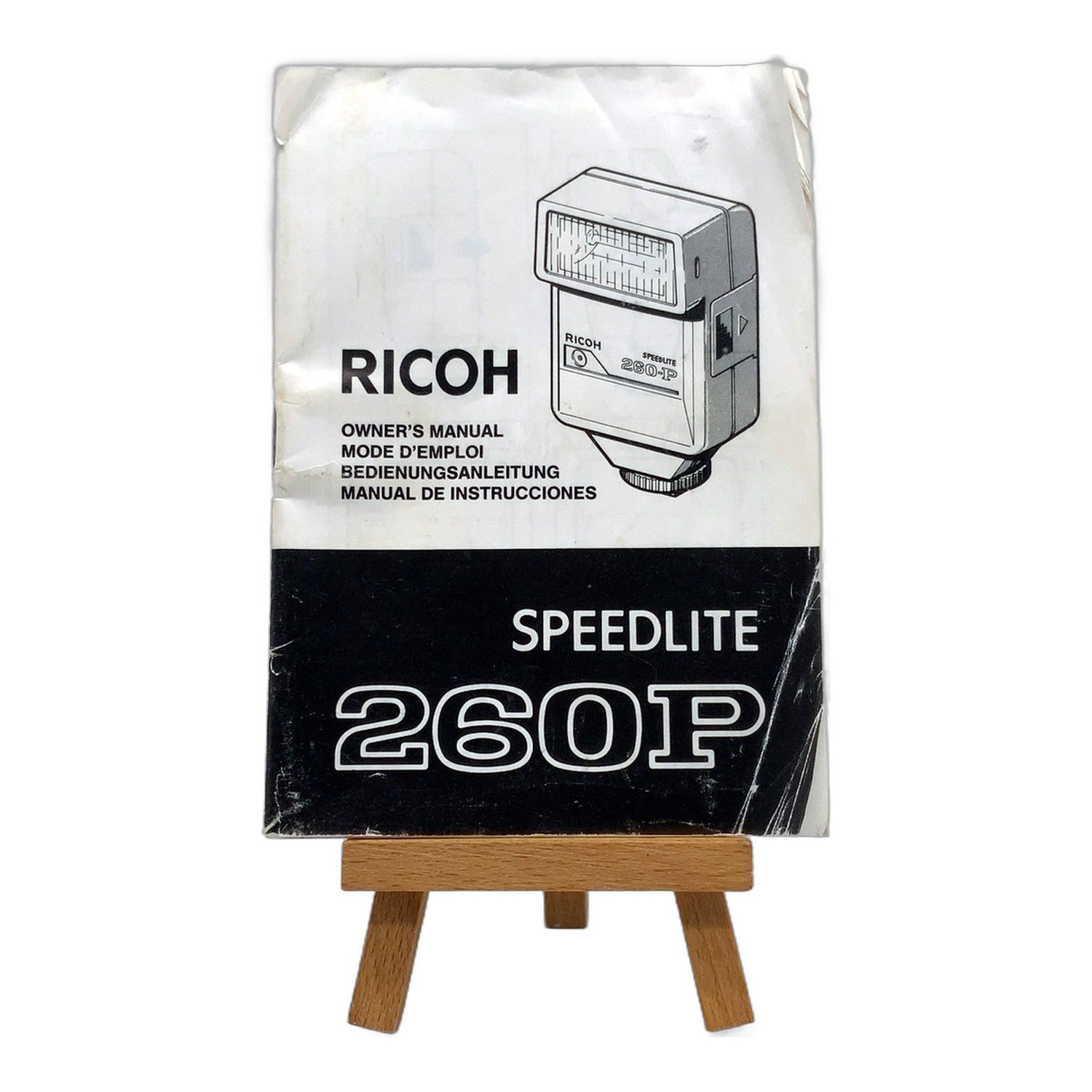 Ricoh Speedlite 260P Bedienungsanleitung User Manual Handbuch Deutsch
