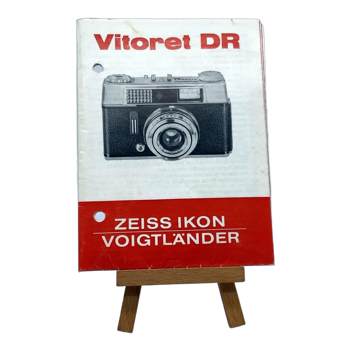 Voigtländer Vitoret DR Bedienungsanleitung User Manual Handbuch Deutsch