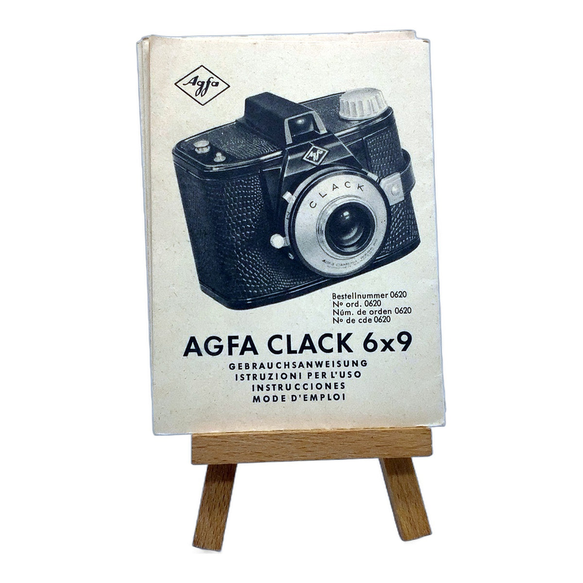 Agfa Clack 6x9 Bedienungsanleitung User Manual Handbuch Deutsch