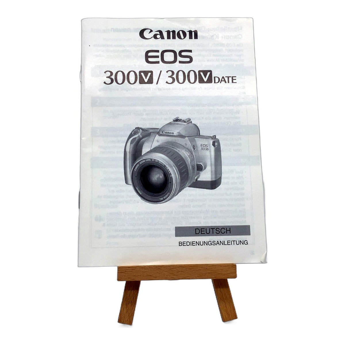 Canon 300V Date Bedienungsanleitung User Manual Handbuch Deutsch