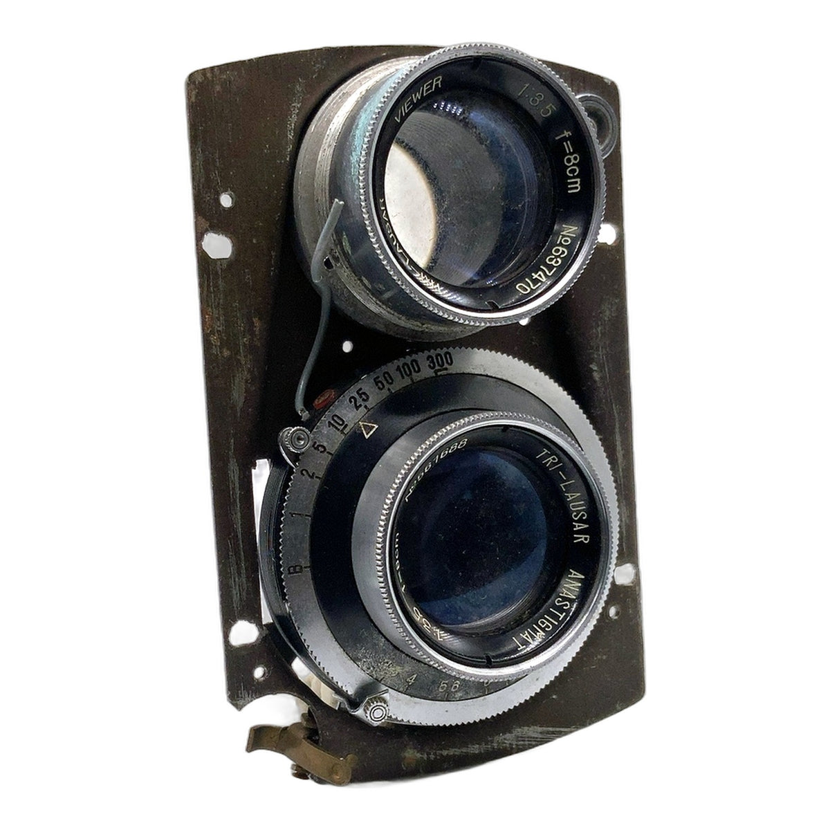 Tri-Lausar Viewer 8cm 1:3.5 Objektiv MF Manual Focus manuell Festbrennweite