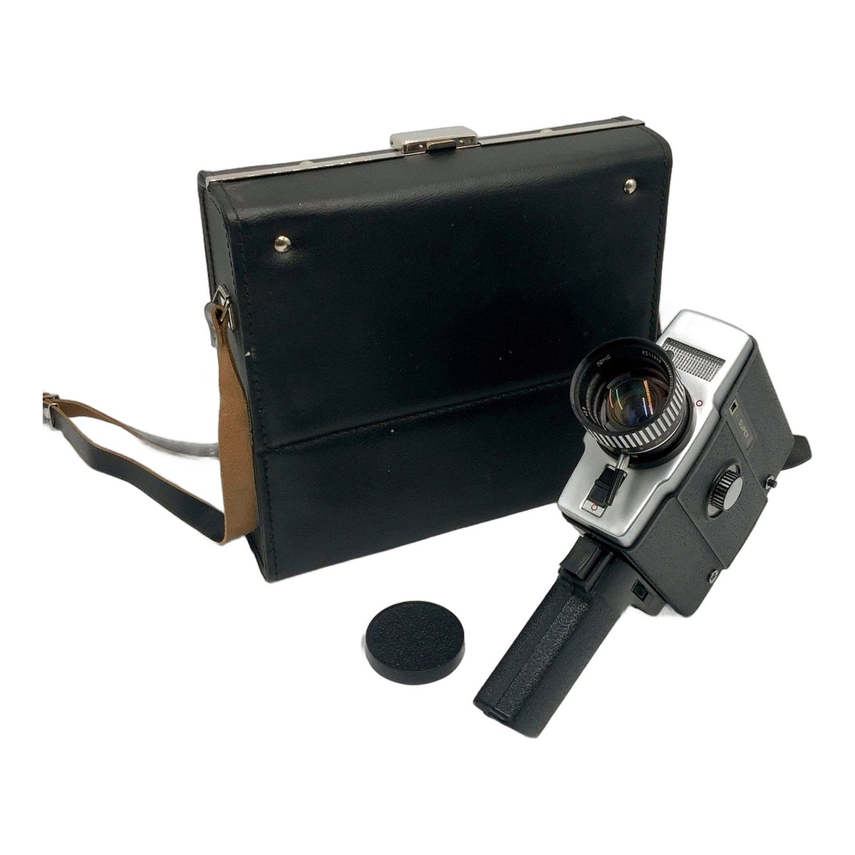 Omo Lomo 215 M Super 8 Filmkamera mit Agate-14 9-27mm 1:2.8 mit Tasche