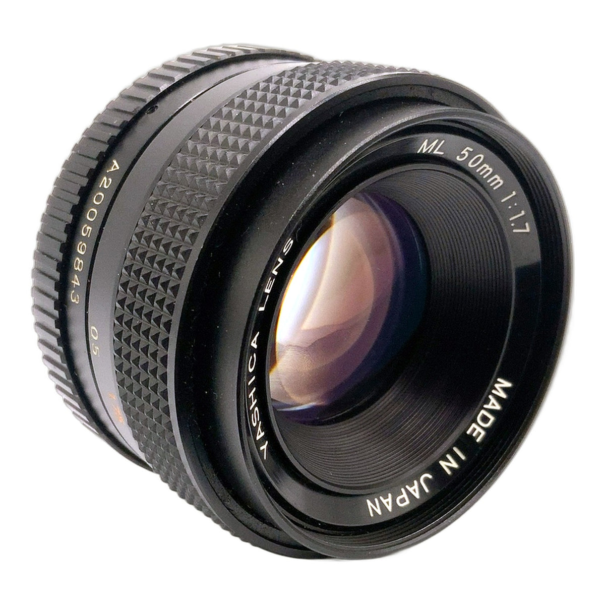 Yashica ML 50mm 1:1.7 Objektiv Festbrennweite (Yashica/Contax) Text lesen!