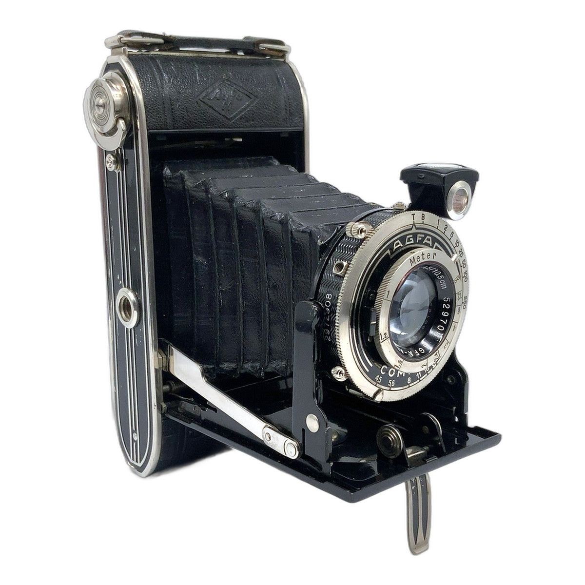 Agfa Billy Compur Klappkamera mit Anastigmat Apotar 10,5cm 1:4.5 Compur