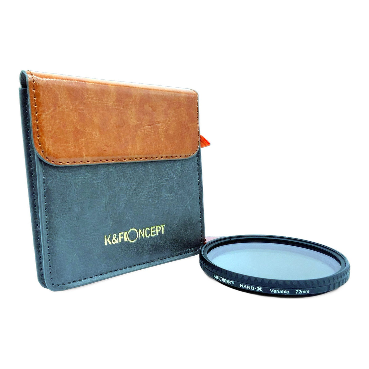 K&F Concept Graufilter Nano-X Variable ND2-ND400 + Case Filter 72mm Kreisförmig