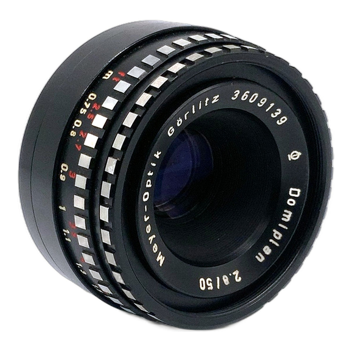 Meyer-Optik Görlitz Q1  Domiplan 50mm 1:2.8 Objektiv (M42) Text lesen!
