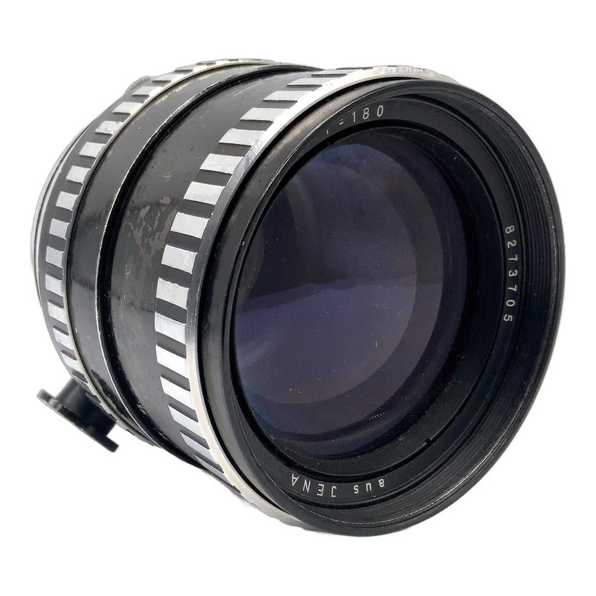 Carl Zeiss "aus Jena" Q1 Sonnar 180mm 1:2,8 Objektiv Zebra (Pentacon Six)