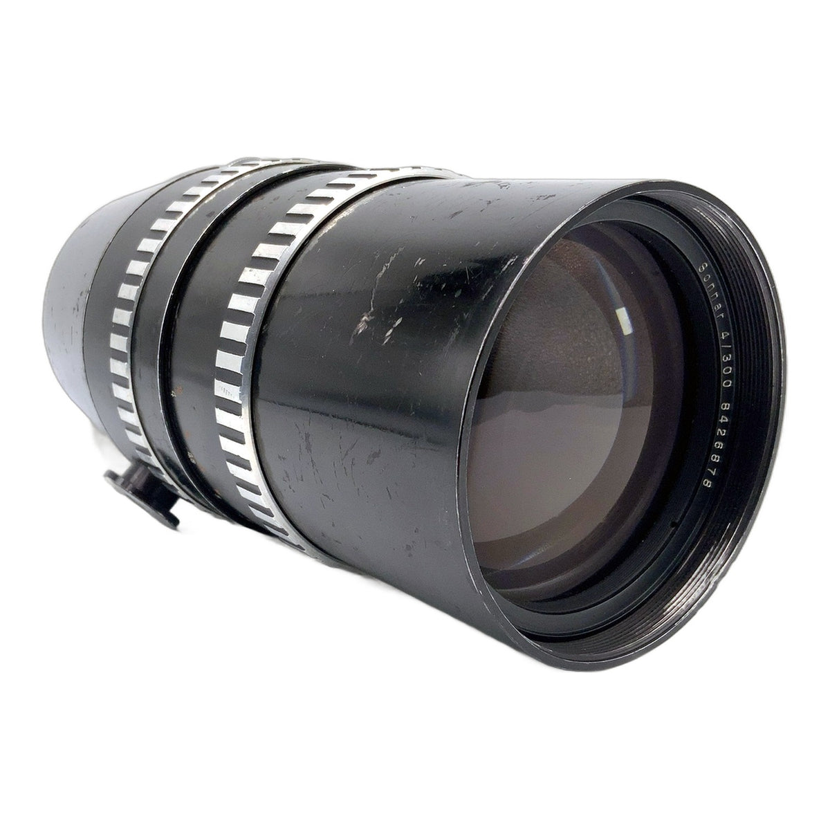 Carl Zeiss Jena Sonnar 300mm 1:4 Objektiv Zebra (Pentacon Six) Nebel!