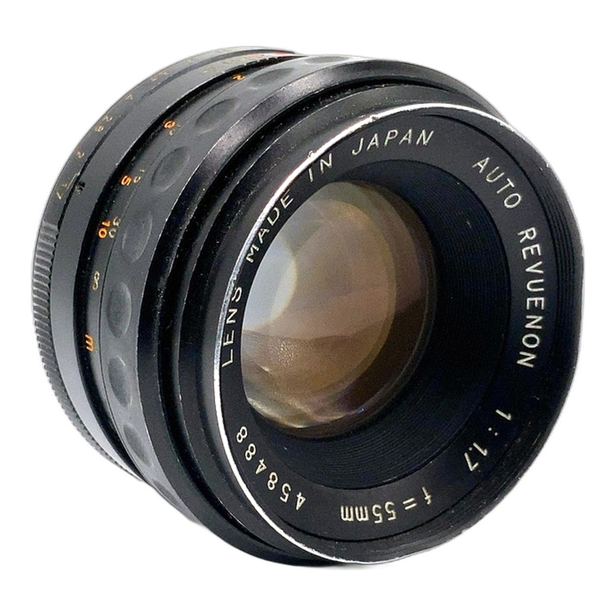 Revue Auto Revuenon 55mm 1:1.7 Objektiv manuell Festbrennweite (M42) Nebel!