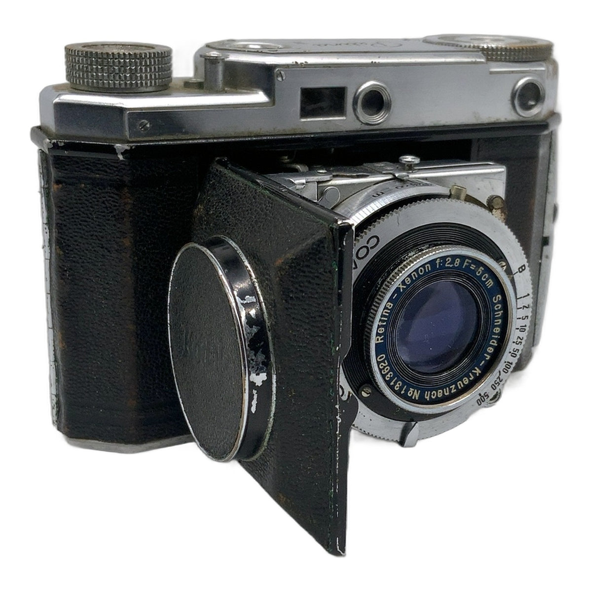 Kodak Retina II Klappkamera mit Schneider-Kreuznach Retina-Xenon 5cm 1:2.8
